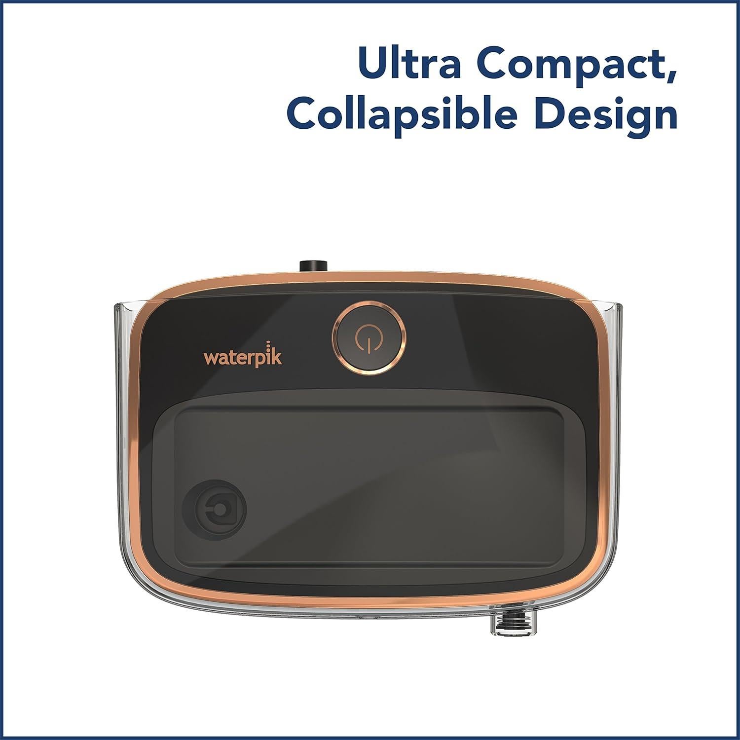 Hilo Dental Portátil Waterpik Sidekick Negro/Cobre WF-04