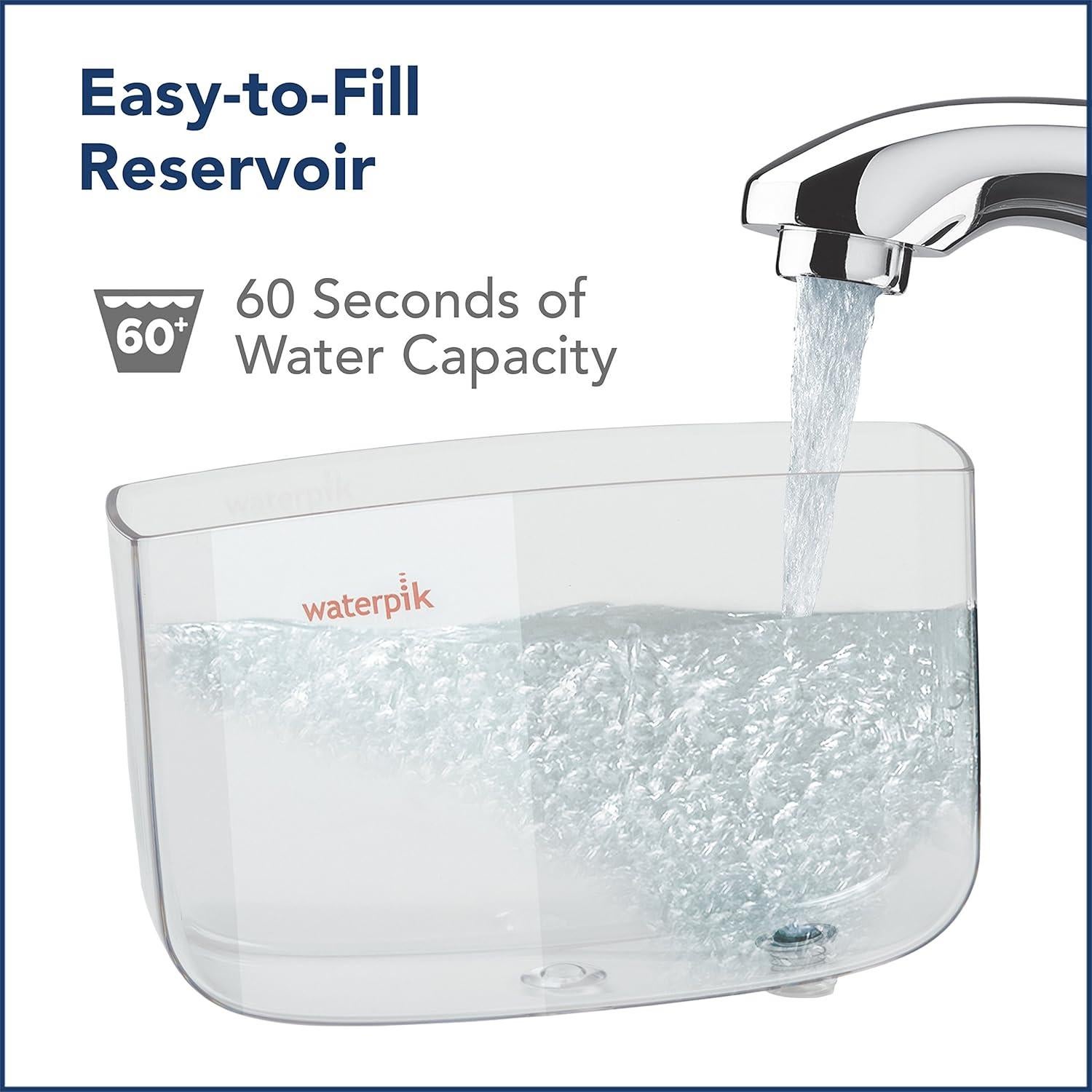 Hilo Dental Portátil Waterpik Sidekick Negro/Cobre WF-04