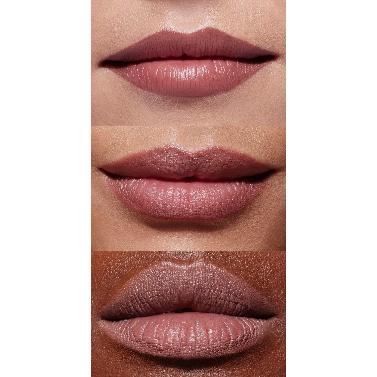 e.l.f. Cream Glide Lip Liner, Highly-Pigmented Pencil For Shaping & Sculpting Lips, Semi-Matte Finish, Vegan & Cruelty-Free, Baddest Beige