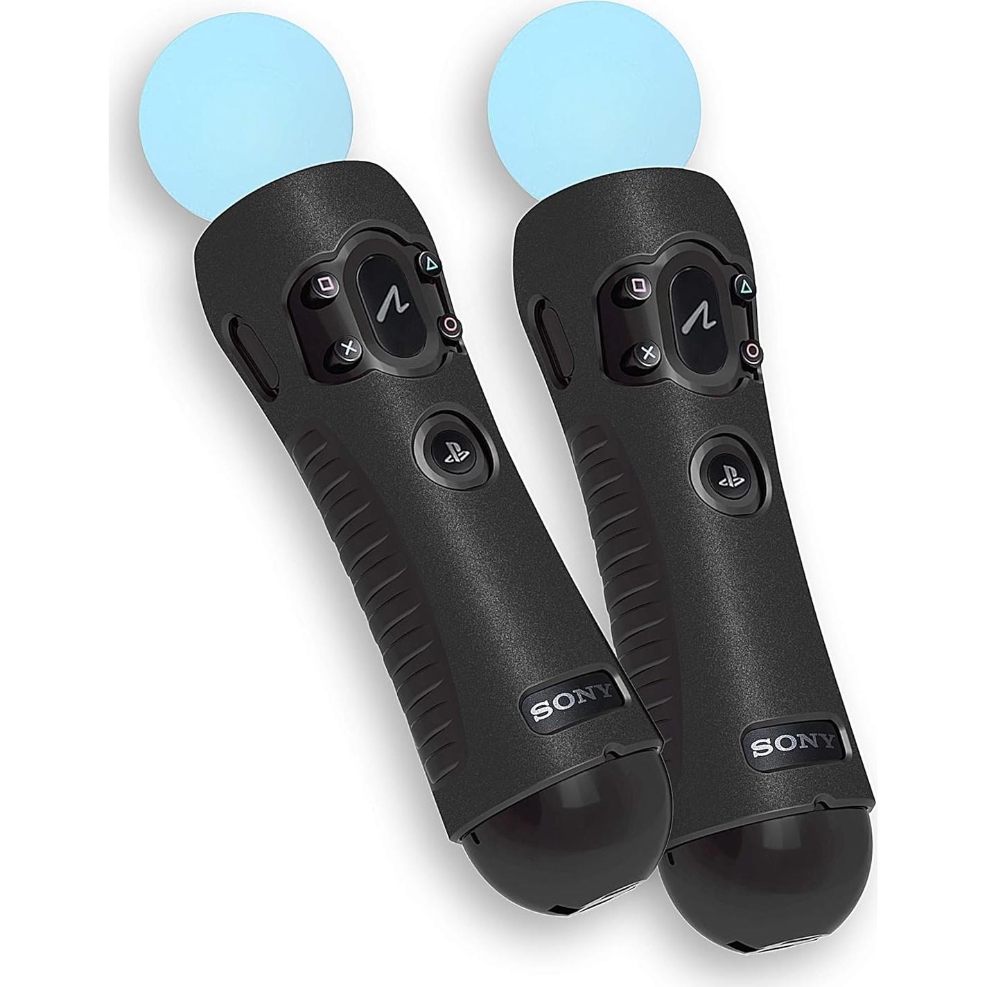 Agarre de Silicona Texturizada RDS para PS Move - Negro