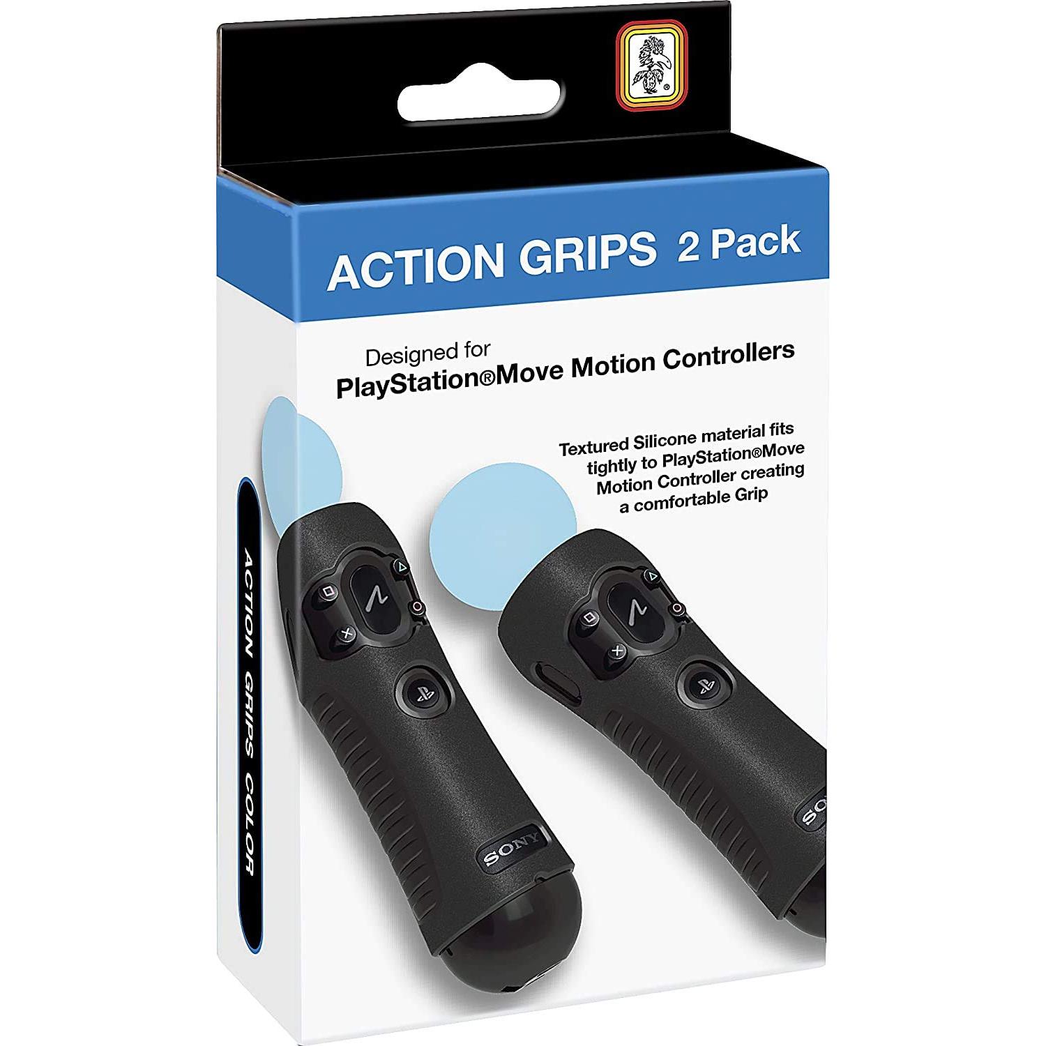 Agarre de Silicona Texturizada RDS para PS Move - Negro