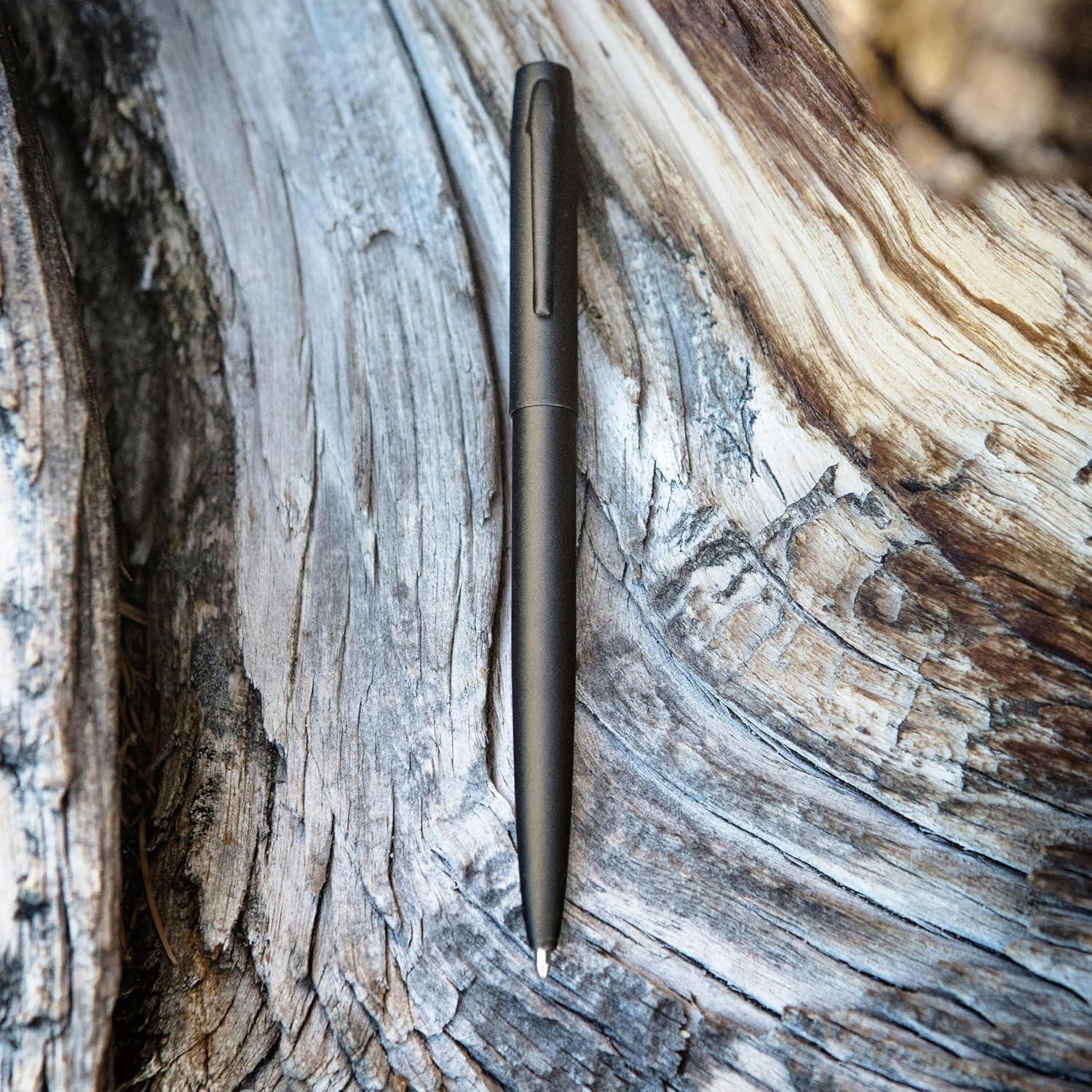 Bolígrafo Espacial Fisher Cap-O-Matic Militar Negro Mate