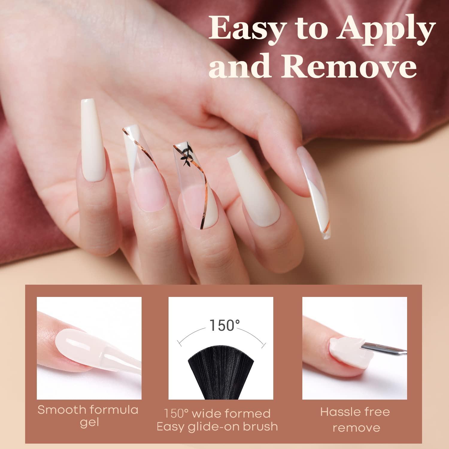 Set de Esmalte en Gel Modelones 6 Colores Nude 7ml