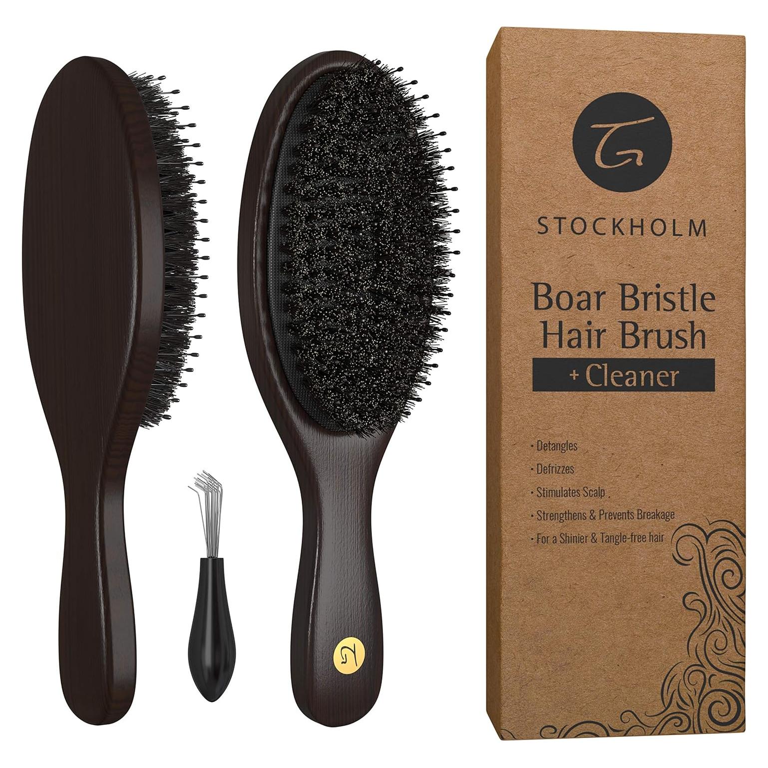 Cepillo de Cabello Truly Genuine Stockholm - Cerda Natural y Nylon