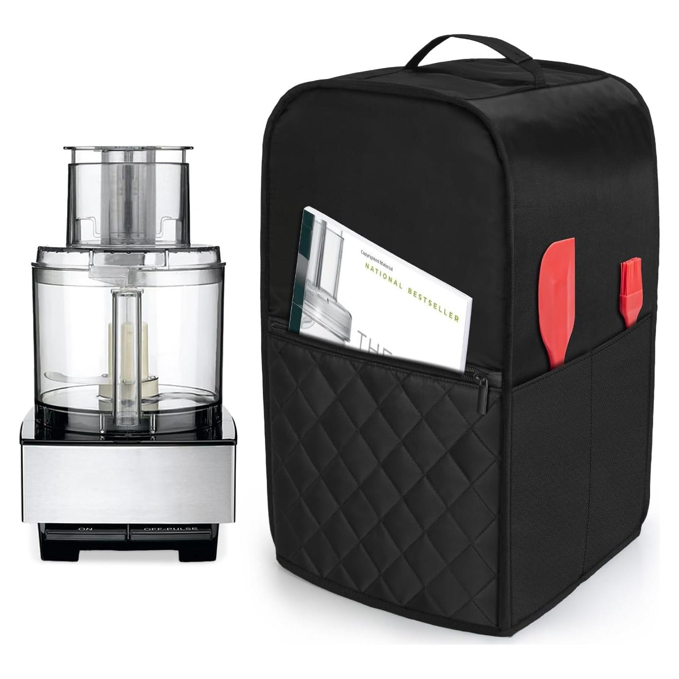 Cubierta para Procesador de Alimentos Luxja 11-14 Tazas Negra