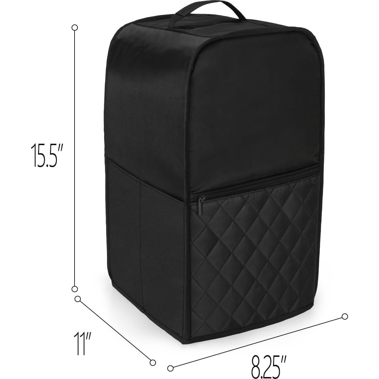 Cubierta para Procesador de Alimentos Luxja 11-14 Tazas Negra