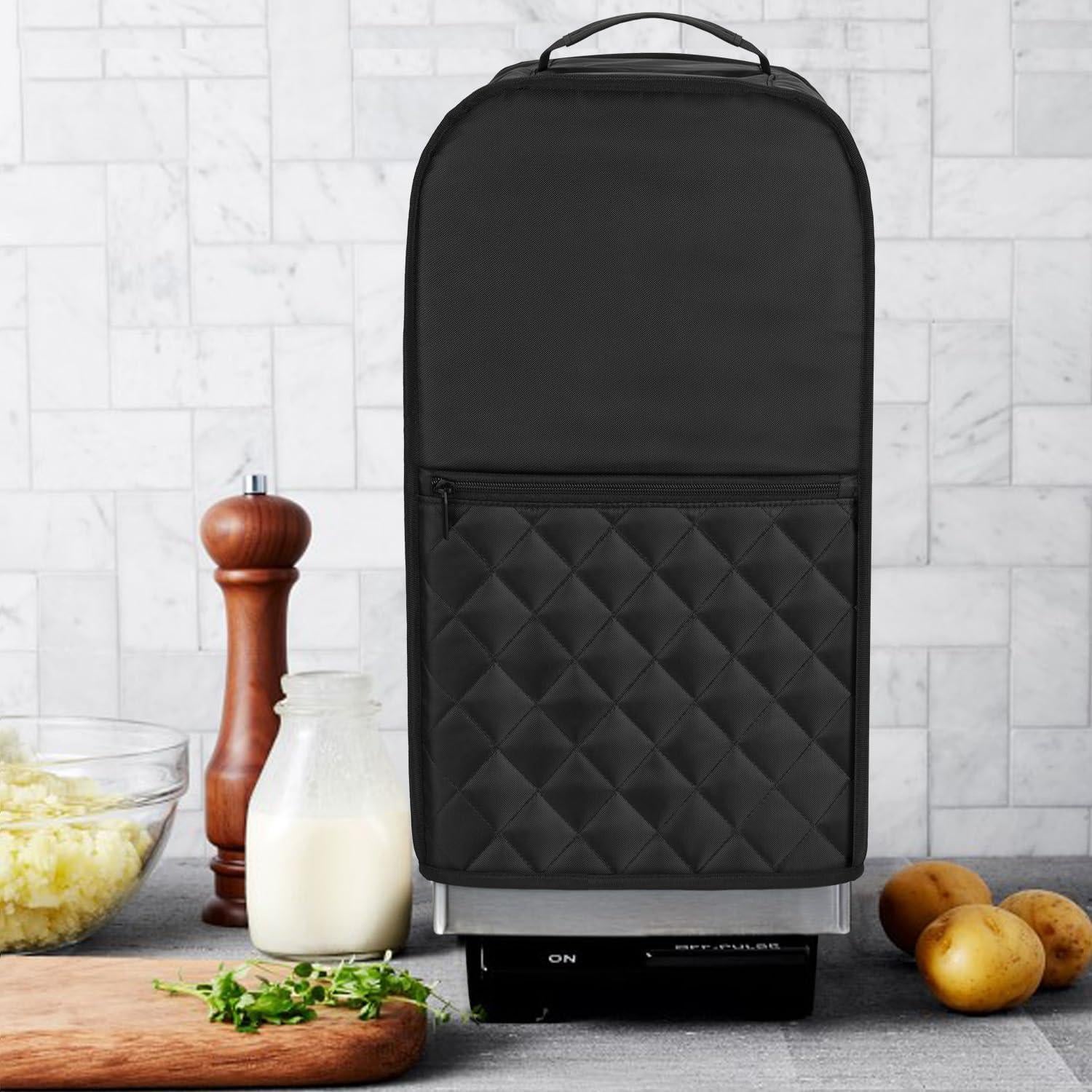 Cubierta para Procesador de Alimentos Luxja 11-14 Tazas Negra