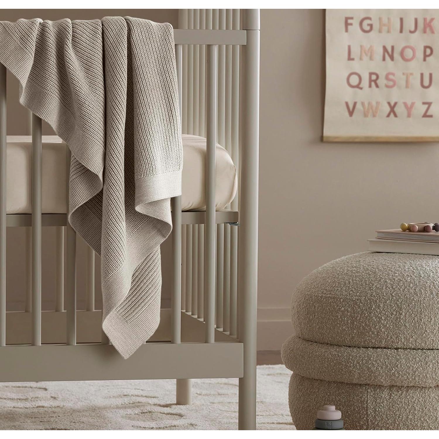 Manta de Bebé Acanalada BOLL & BRANCH 100% Algodón Orgánico