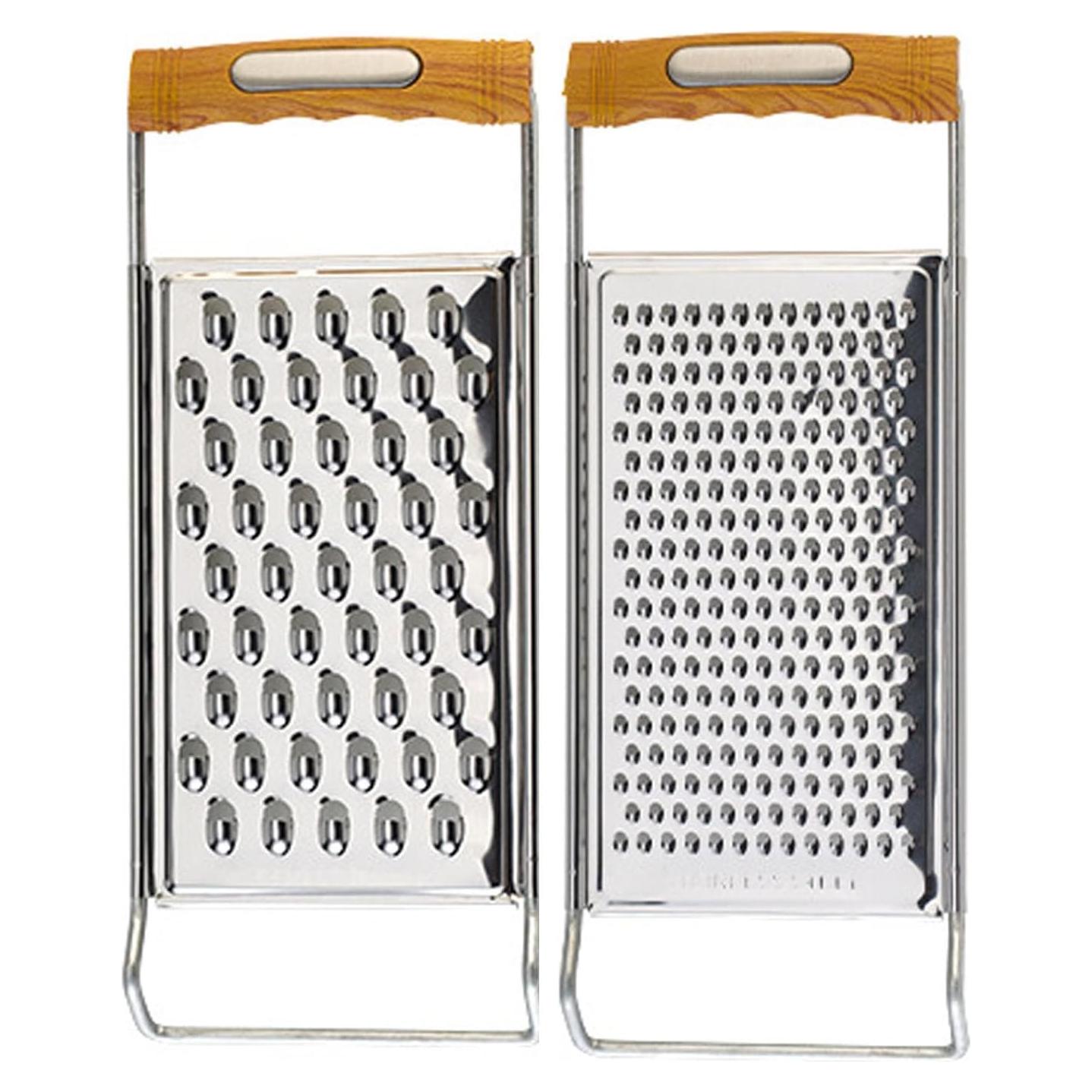 Set de 2 Ralladores de Queso Acero Inoxidable LEKAYIHU 28 cm