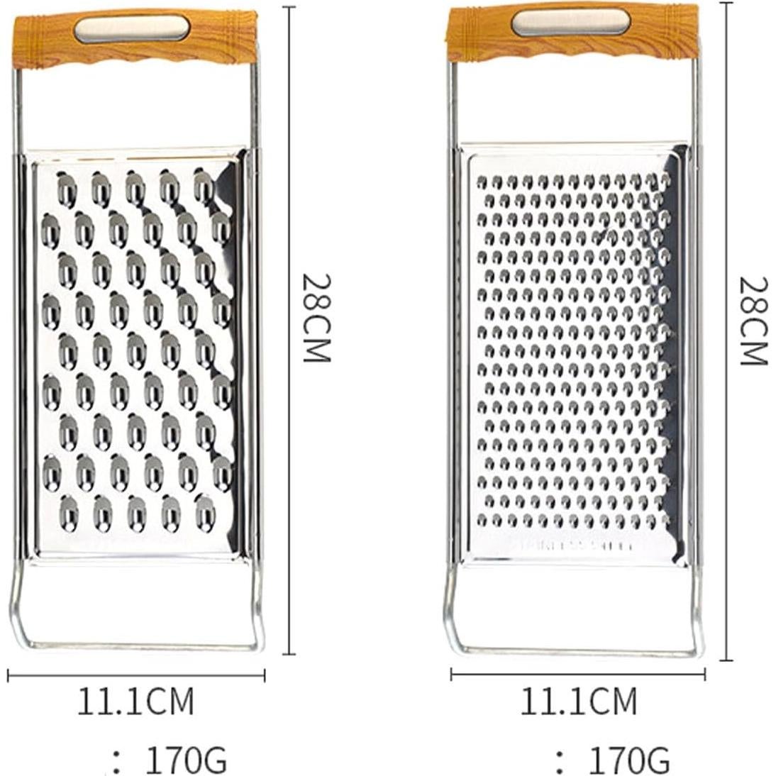 Set de 2 Ralladores de Queso Acero Inoxidable LEKAYIHU 28 cm