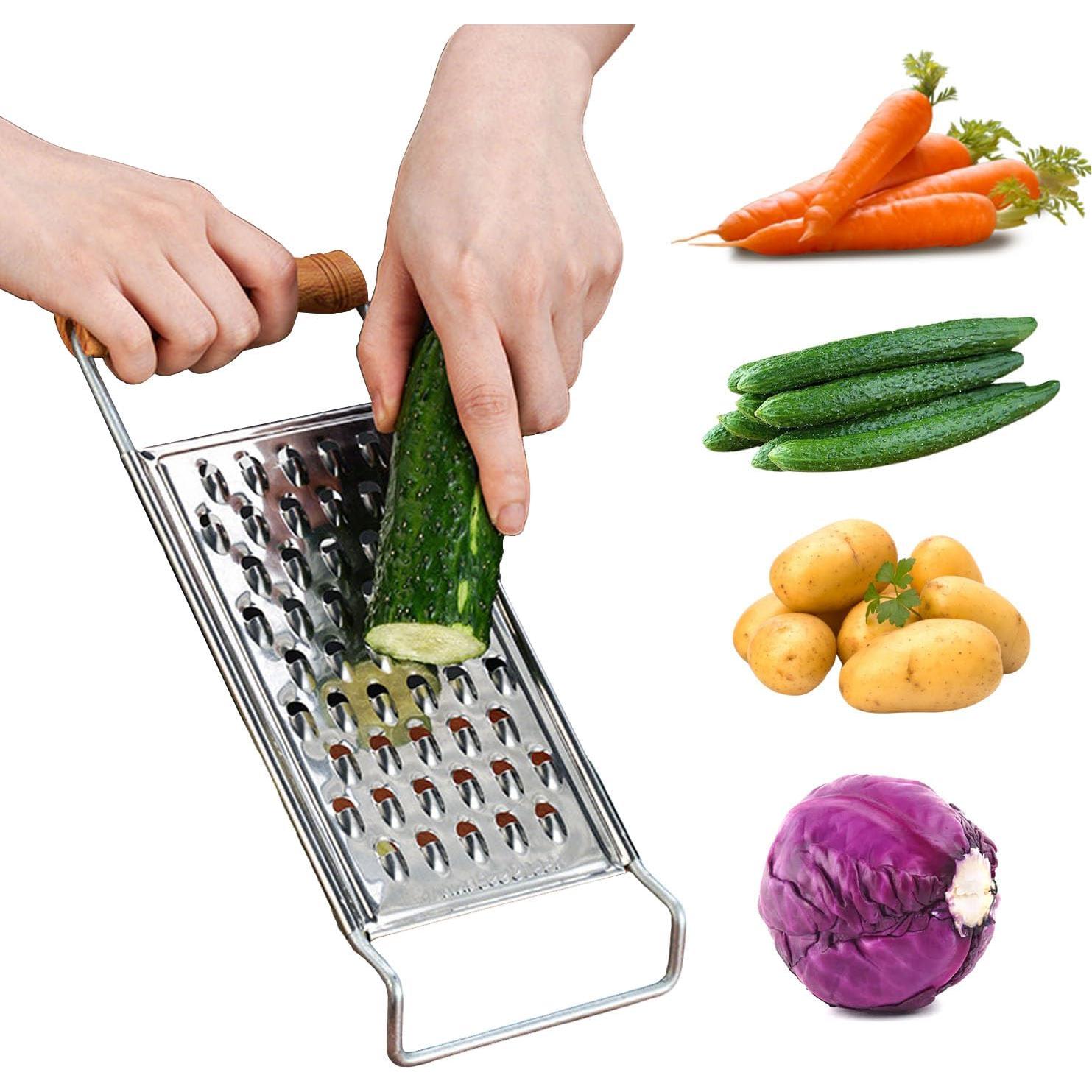 Set de 2 Ralladores de Queso Acero Inoxidable LEKAYIHU 28 cm