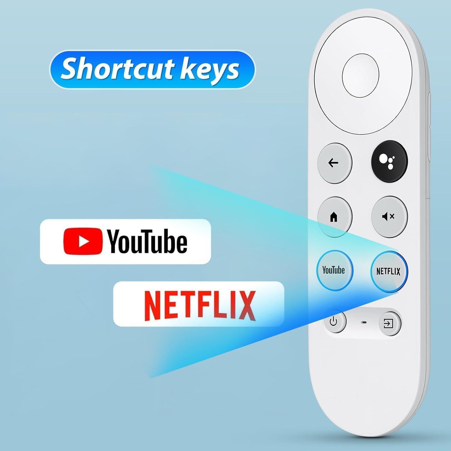 Control Remoto de Reemplazo AIEHM para Chromecast Google TV