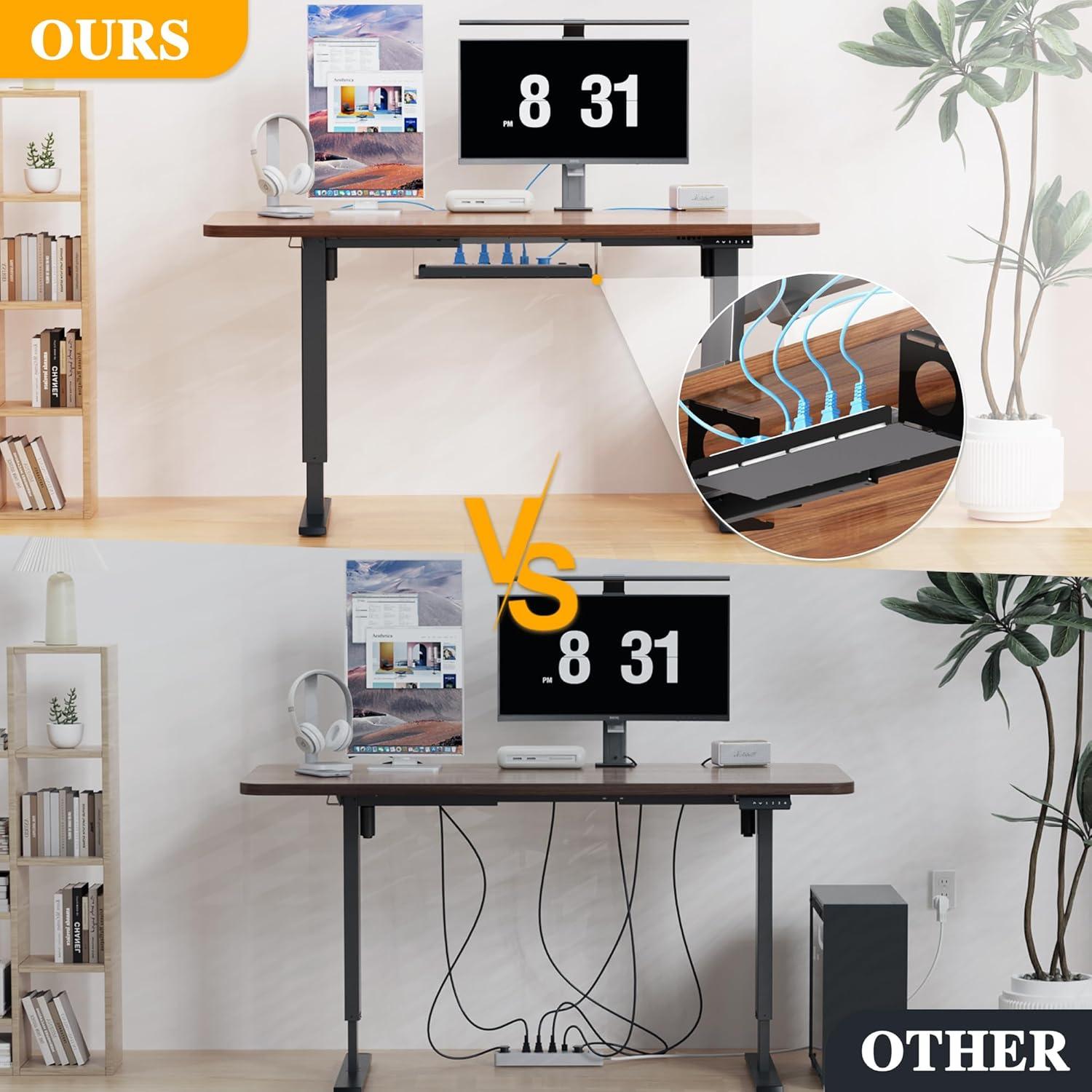 Marco de Escritorio Elevable Eléctrico PiomuDek ED04N Negro 150kg