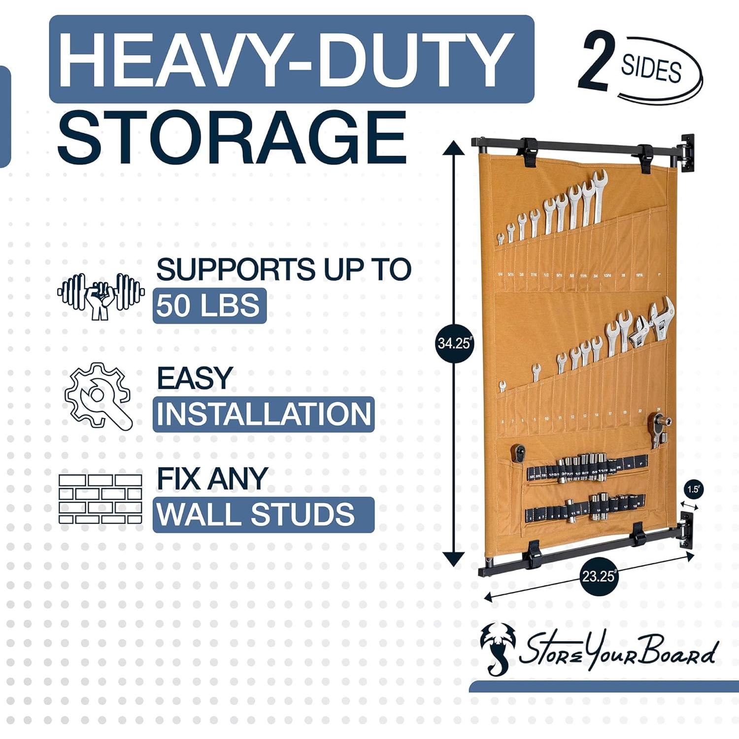 Panel Pivotante Organizador de Herramientas StoreYourBoard 2.06 kg