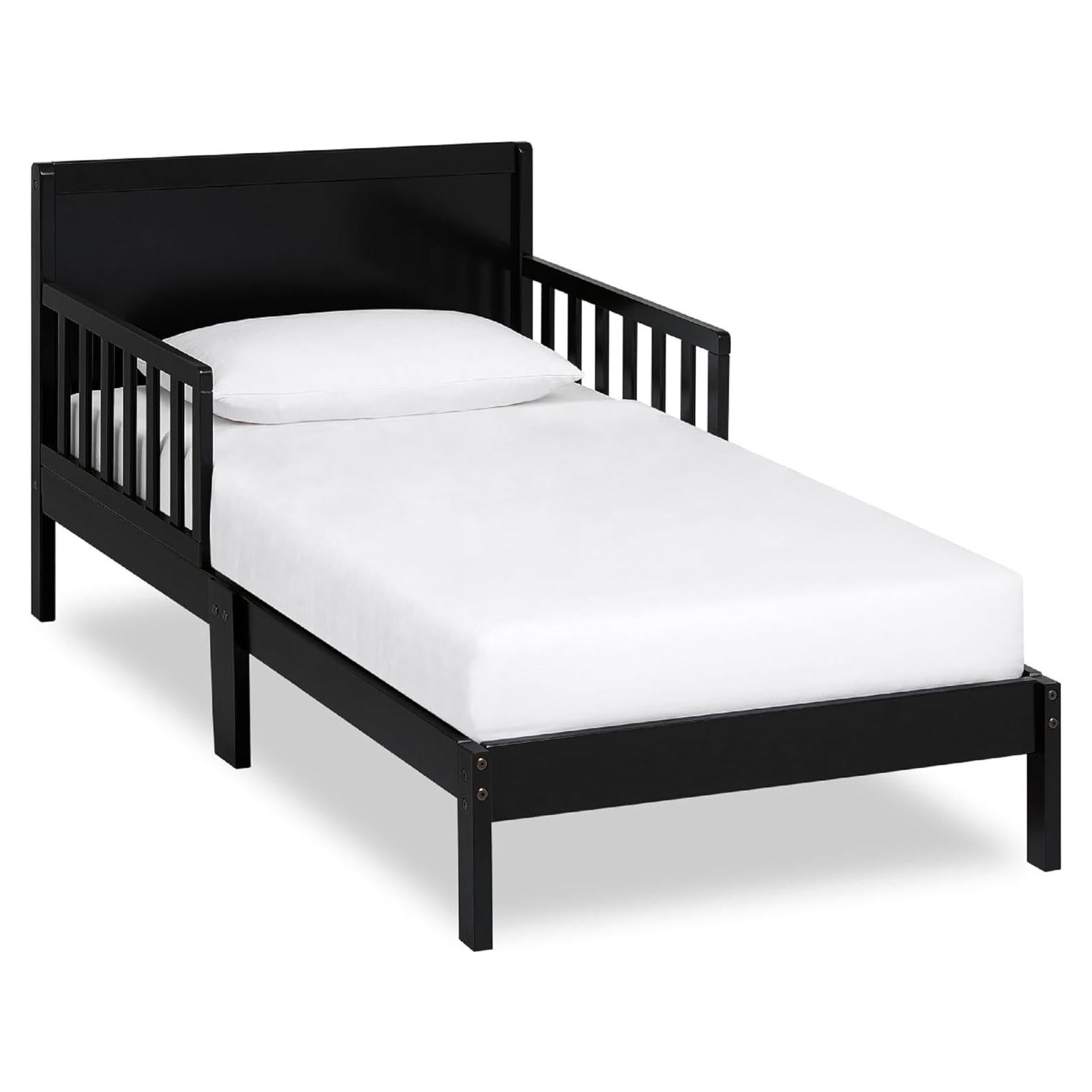 Cama para Niños Dream On Me Brookside Negra, Diseño Bajo, 135x74 cm
