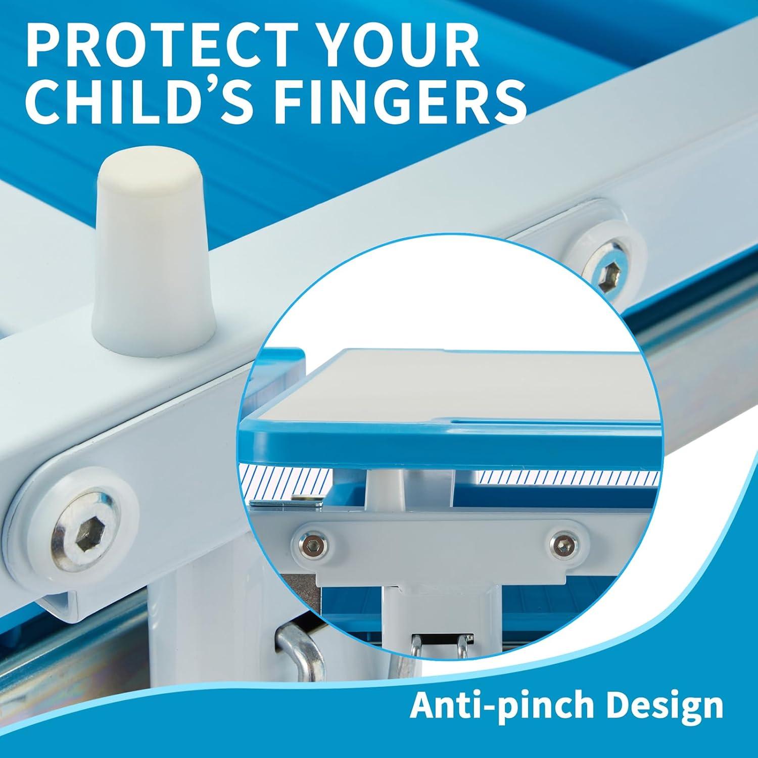 Conjunto de Escritorio y Silla Diroan para Niños Azul