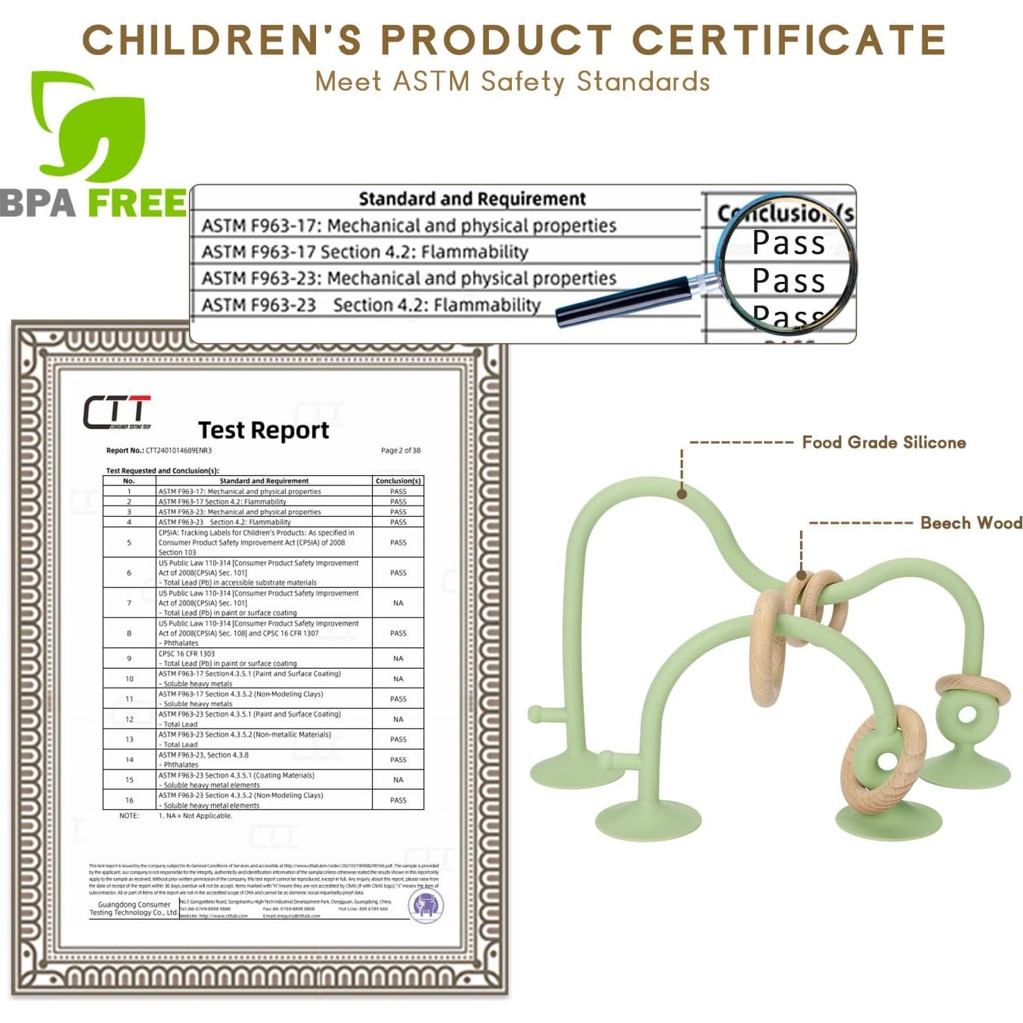 Juguete de Succión Socub para Sillas Altas Bebés 0-18 Meses