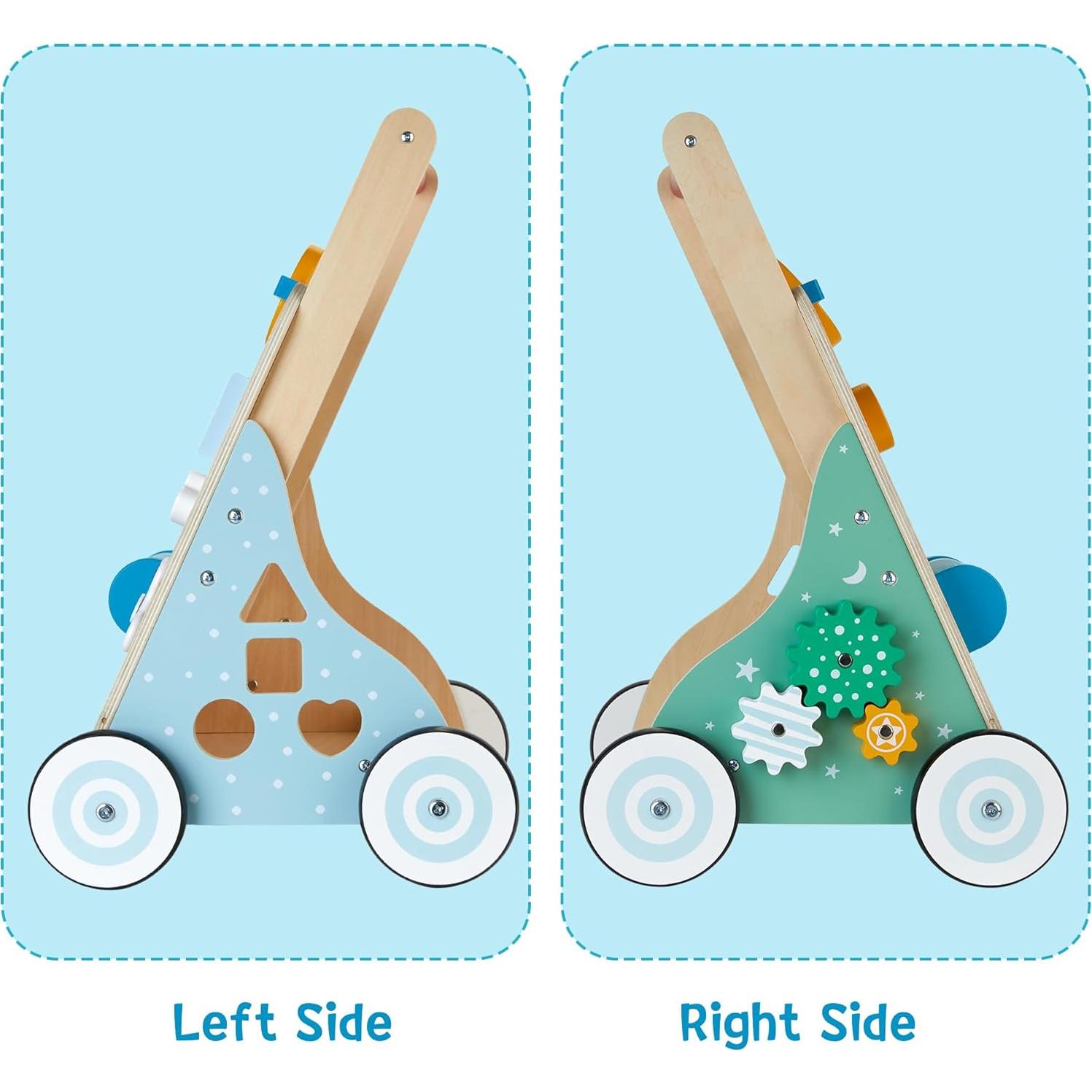 Andador de Madera Medoga BW001 para Bebés 10 en 1 Ajustable