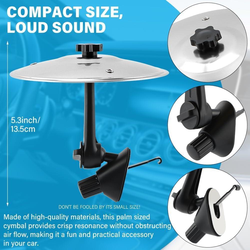 Platillo de choque para ventilación de auto ELEGICKLIP Plata 1 PCS