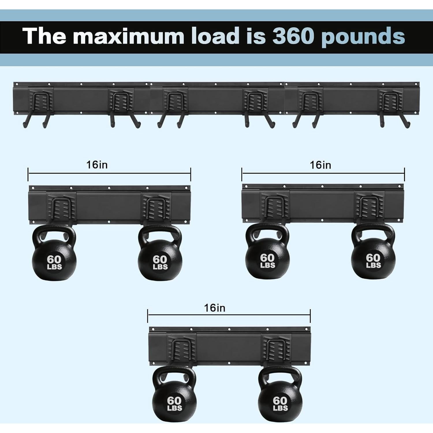 Organizador de Herramientas Zmiky 16" Montado en Pared 120kg