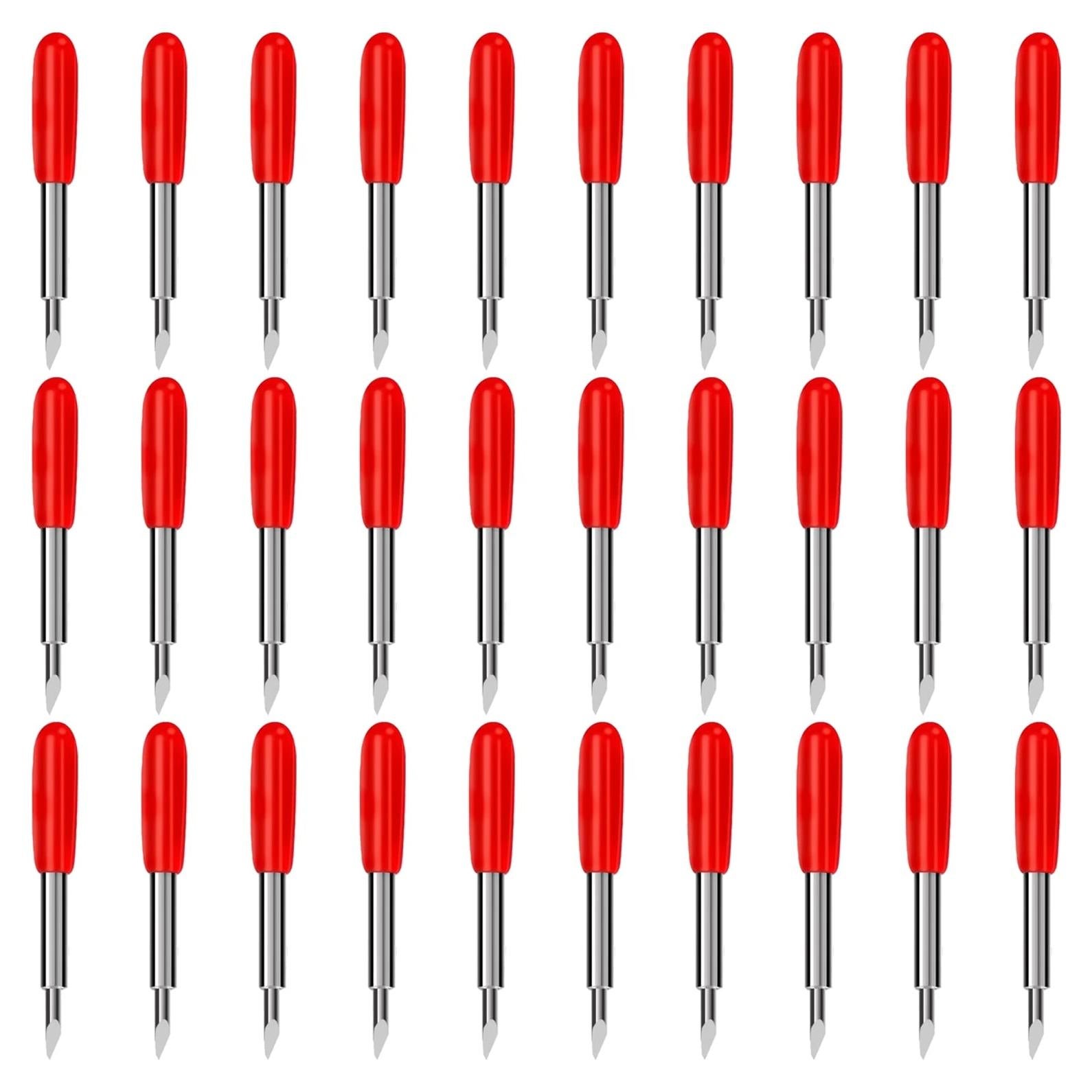 30 Cuchillas de Corte Estándar 45 Grados AUNKZL para Vinilo