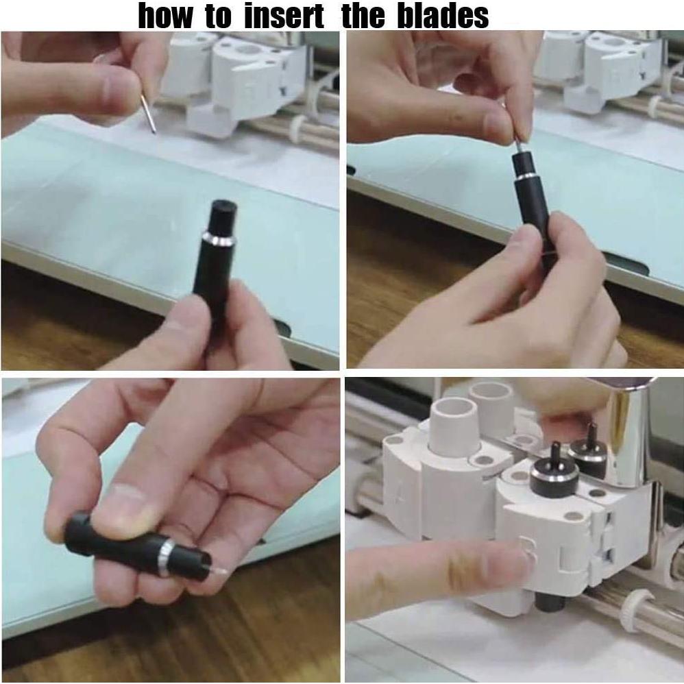 30 Cuchillas de Corte Estándar 45 Grados AUNKZL para Vinilo