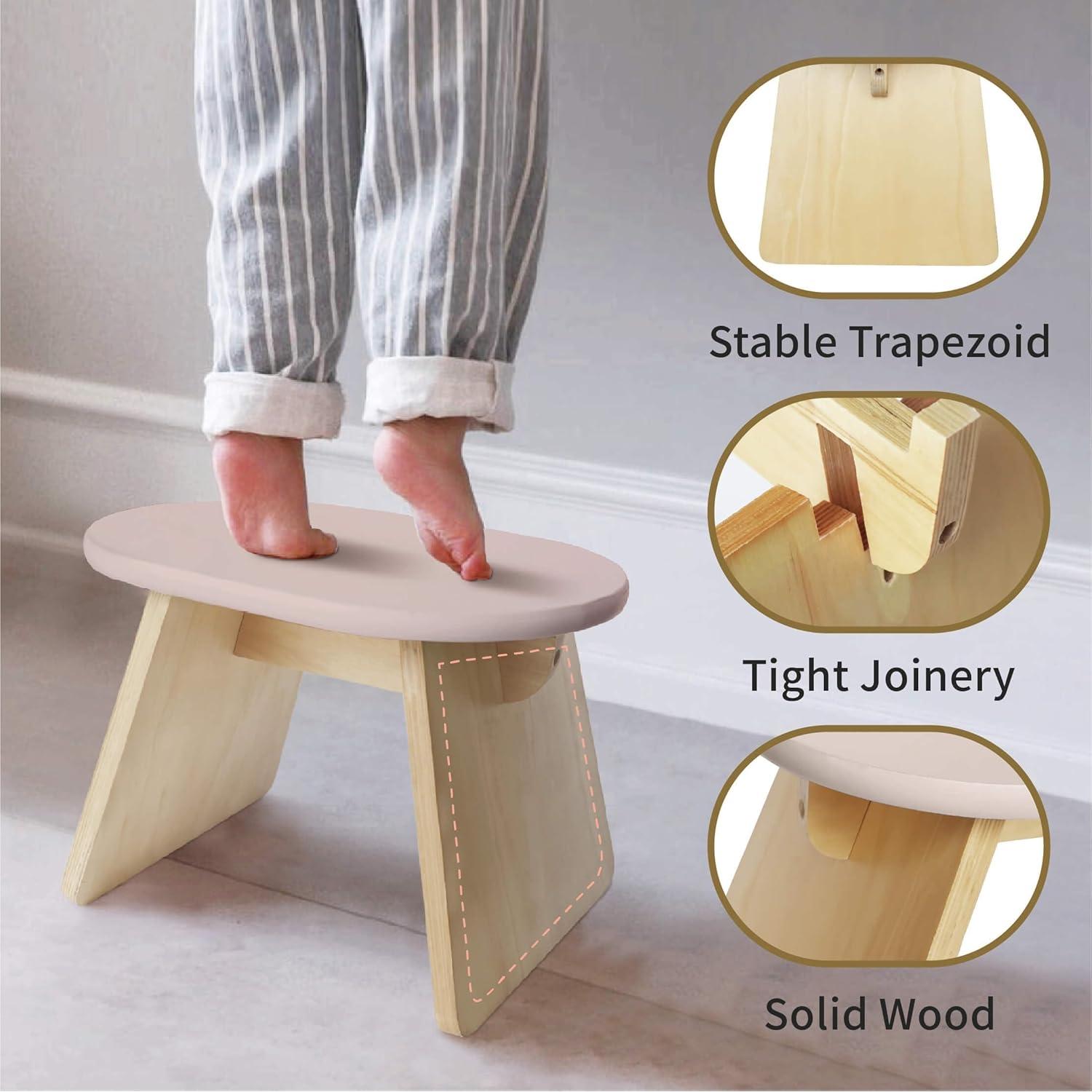 Escalera de Paso de Madera de Pino Seicasaya Beige 27.5 cm