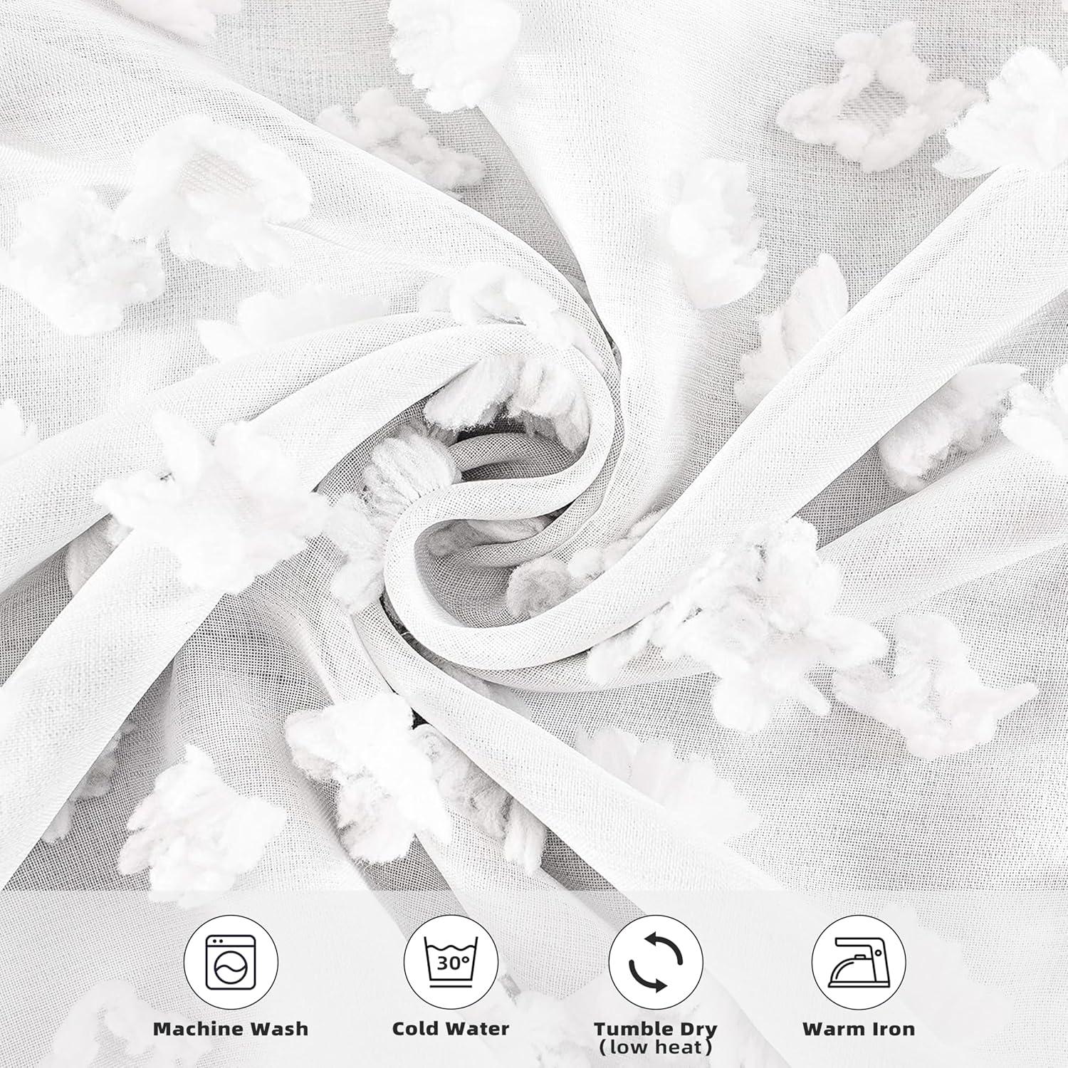 Cortina Plisada Blackout DriftAway 132x213 cm Blanca con Ojetes