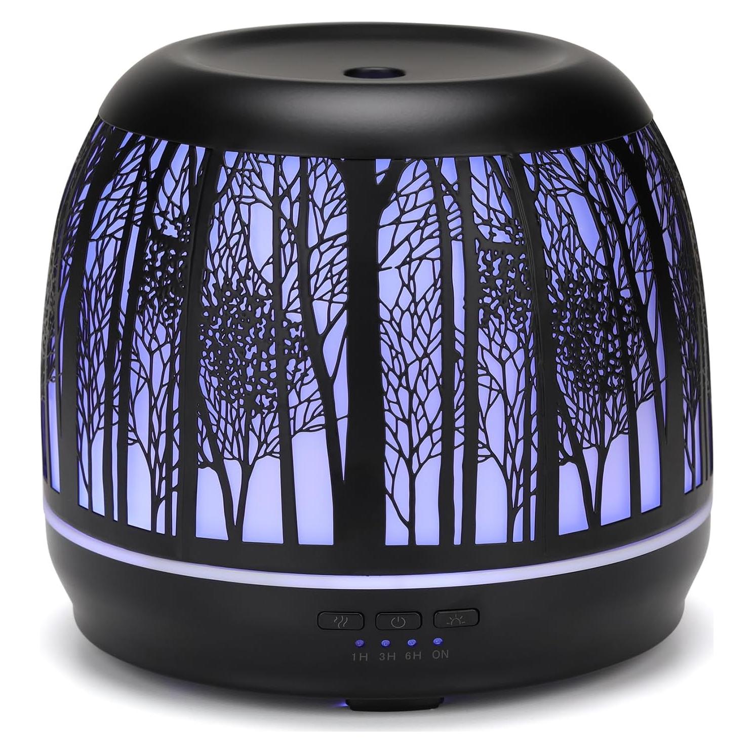 Difusor de Aceite Esencial KAKODA 500ml Ultrasonido Negro