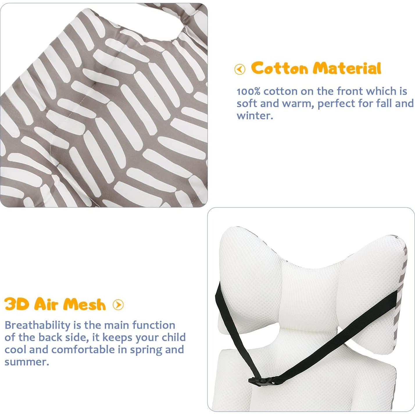 Almohadilla Universal para Cochecito de Bebé Geometría 65x34cm