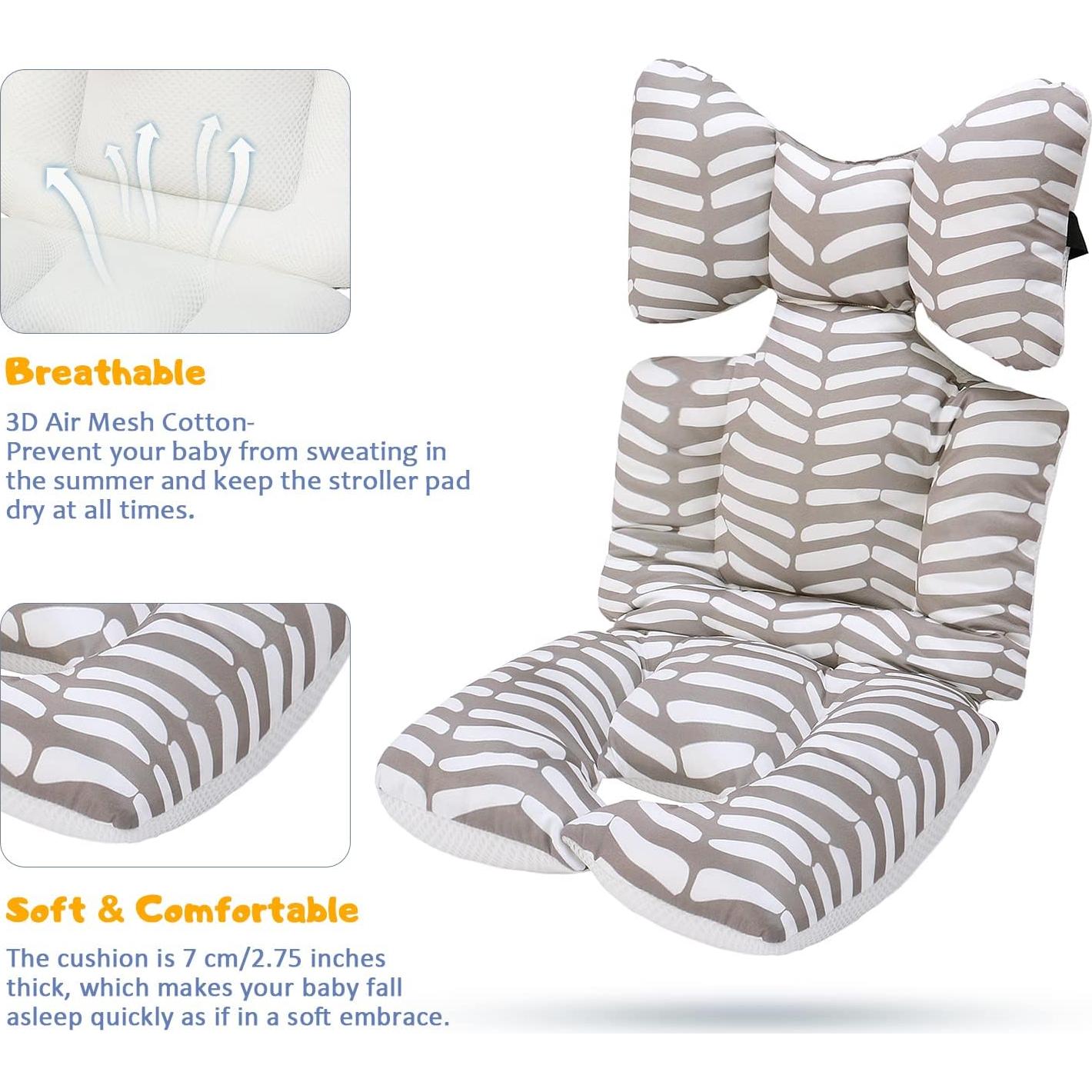 Almohadilla Universal para Cochecito de Bebé Geometría 65x34cm