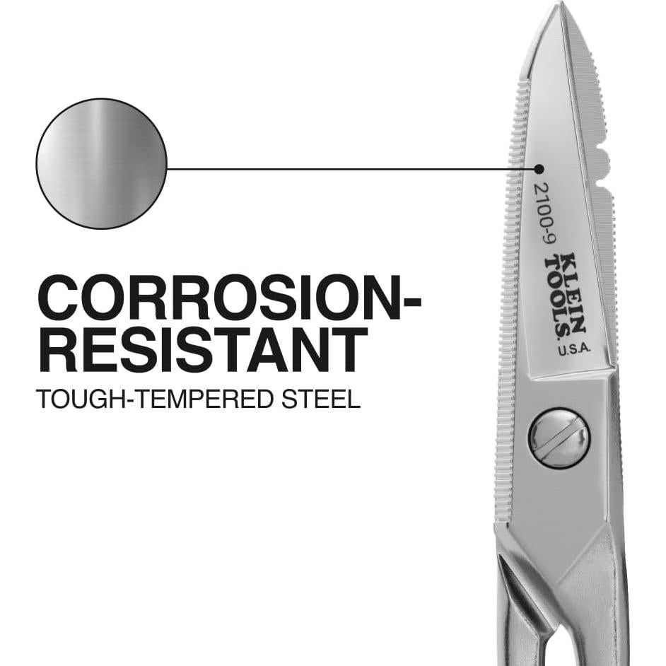 Tijeras de Electricista Klein Tools 2100-9 Acero Inoxidable 13.34 cm