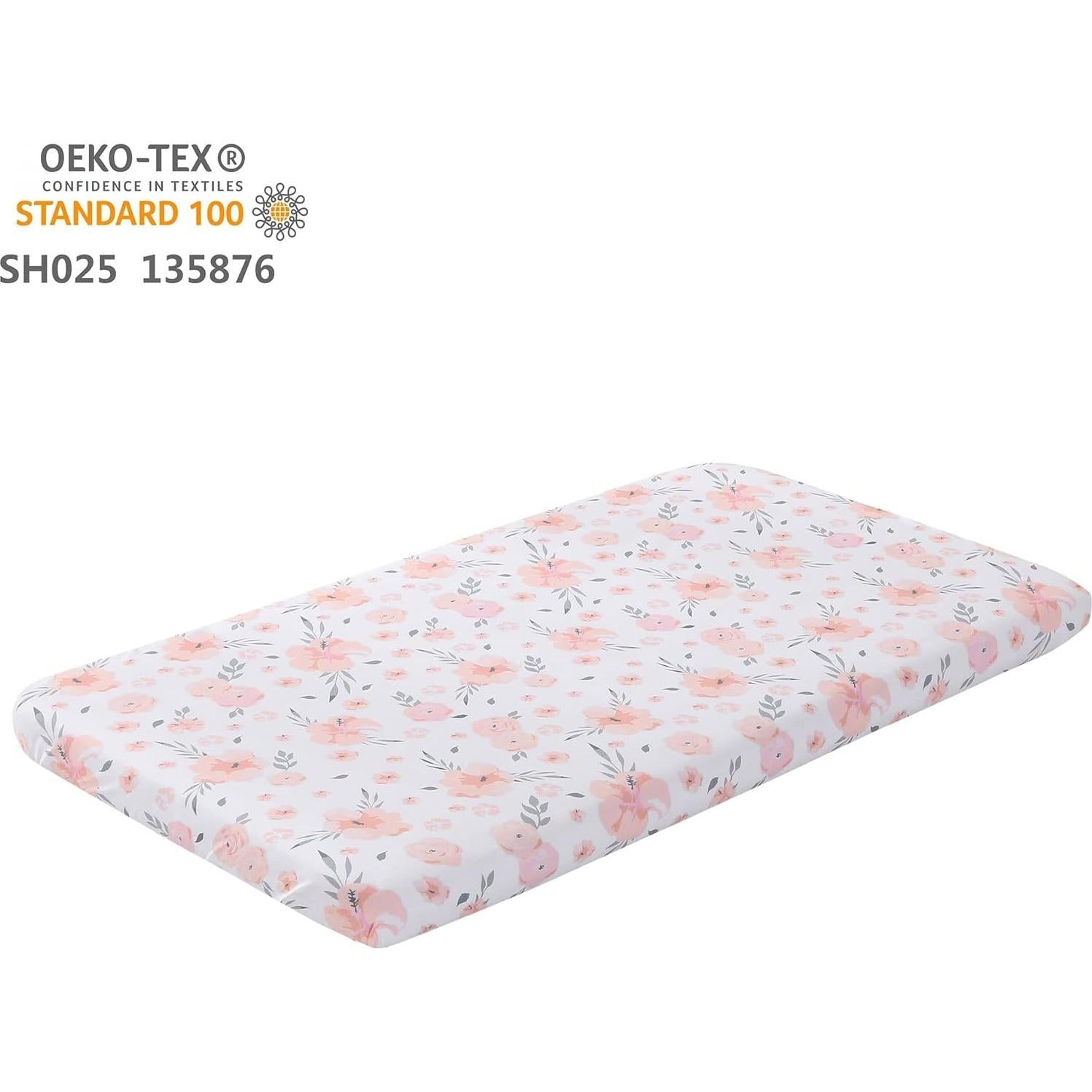 Juego de Ropa de Cuna Mini 3 Piezas PINNKKU Floral