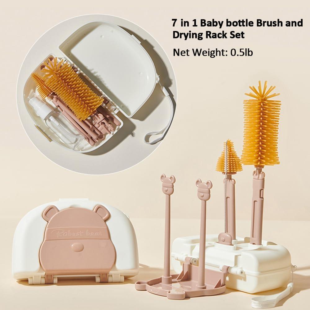 Kit de Limpieza y Estante de Secado para Biberones EMTSEB