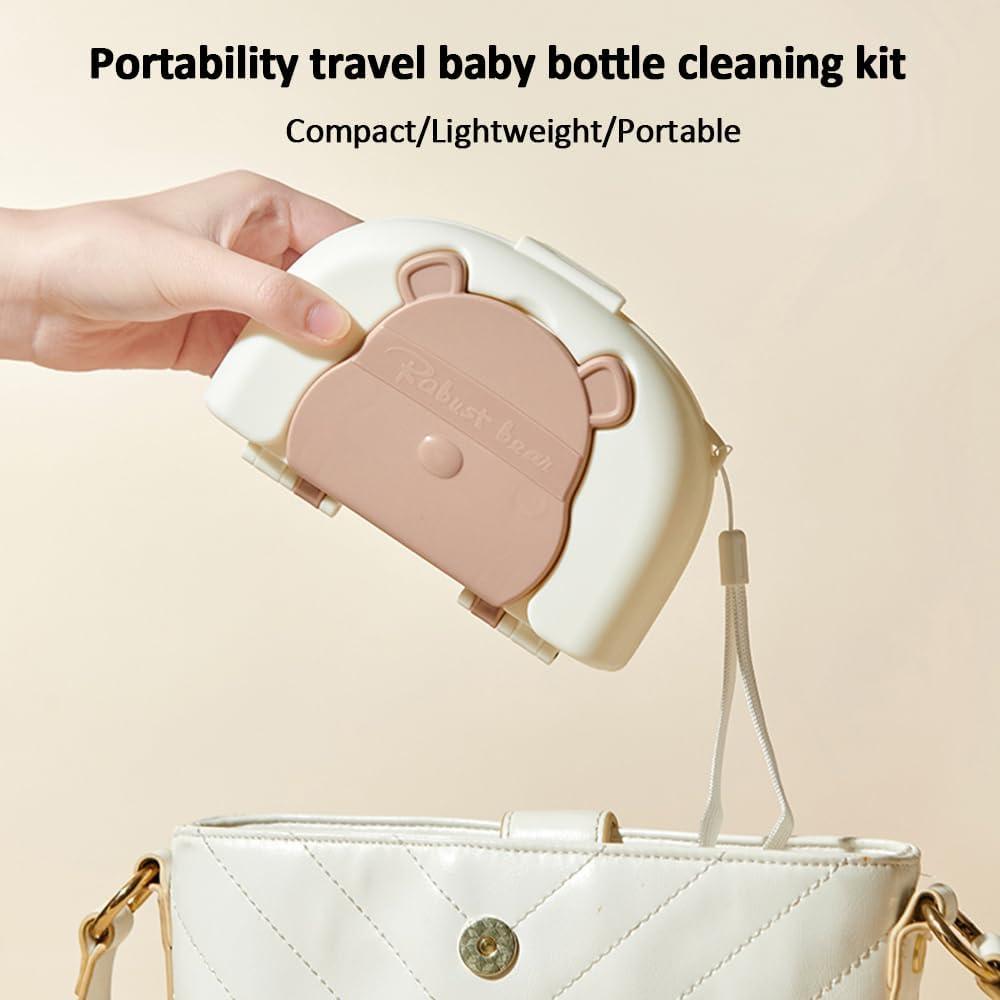 Kit de Limpieza y Estante de Secado para Biberones EMTSEB