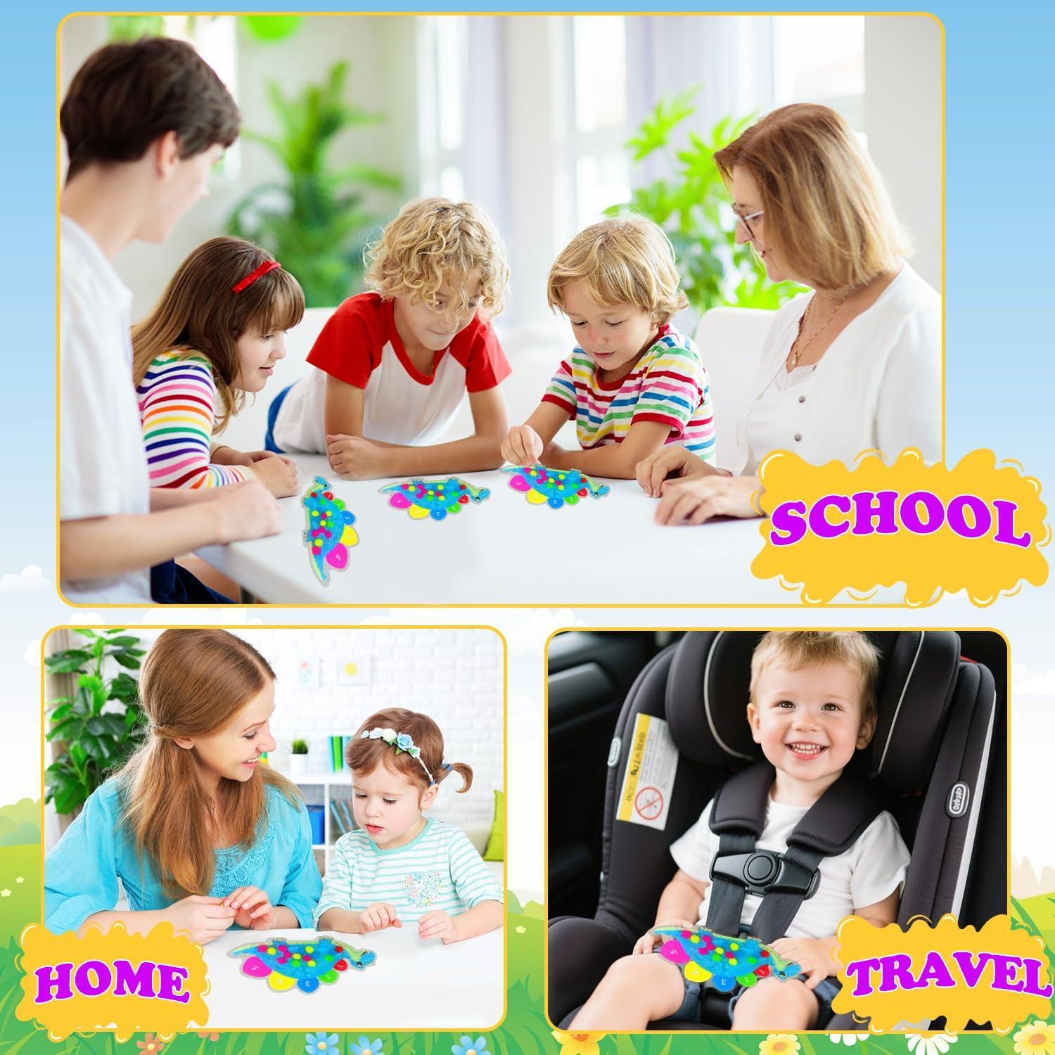 Juguete Educativo de Clasificación de Colores GYXL Dinosaurio