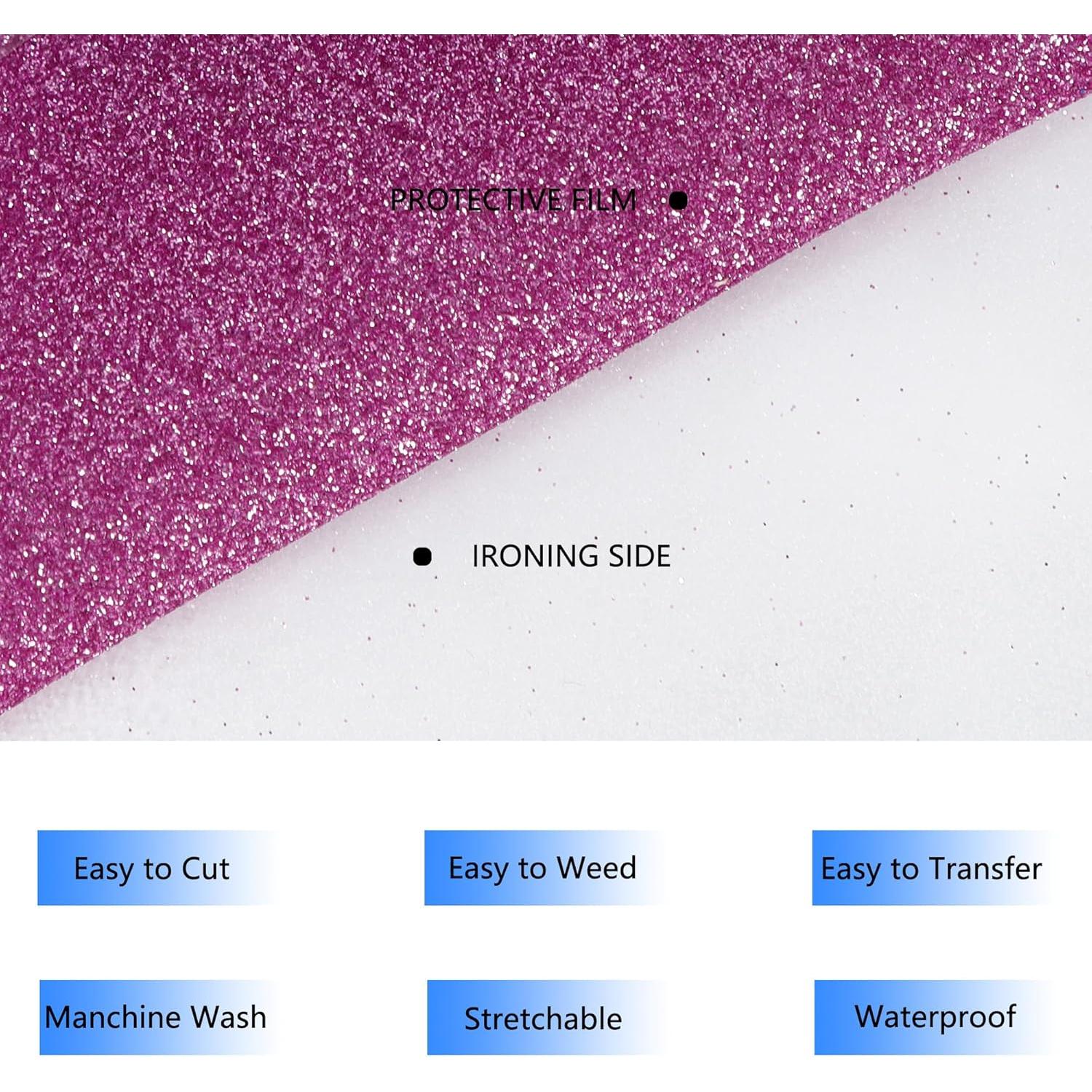 Vinilo de Transferencia de Calor HTV Brillante Morado 30.48x152.4cm SHOMKIEE