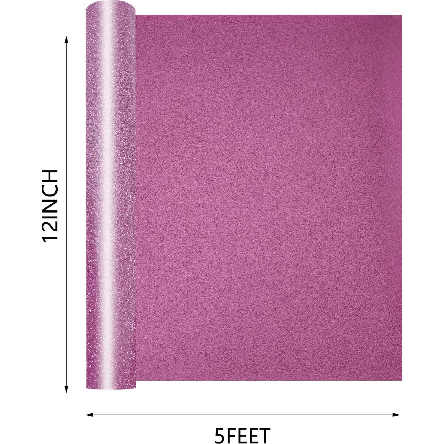 Vinilo de Transferencia de Calor HTV Brillante Morado 30.48x152.4cm SHOMKIEE