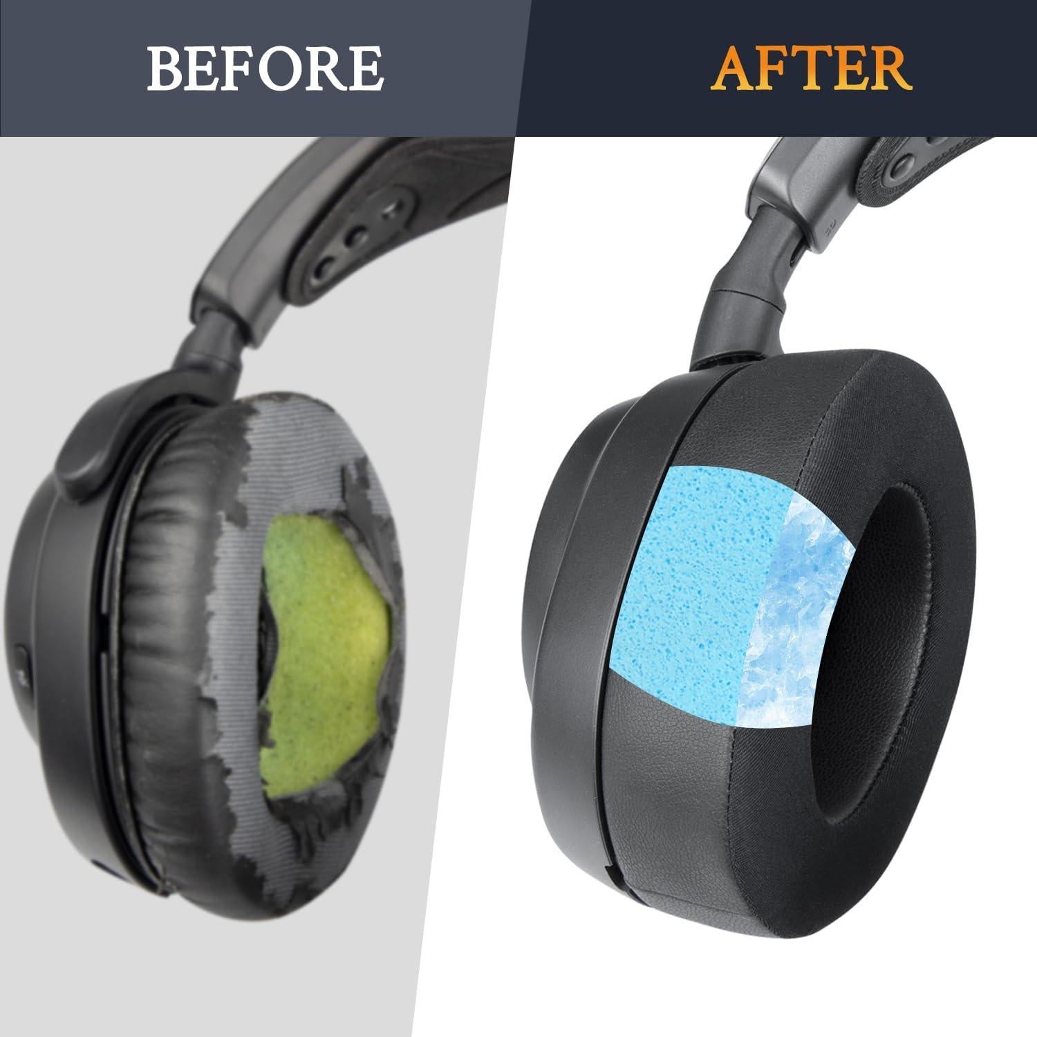 Almohadillas de Reemplazo SOULWIT Gel Refrigerante para Auriculares Steelseries Arctis Nova Pro