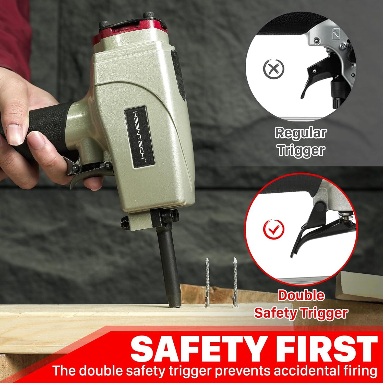 Removedor de Clavos Neumático KEENTECH KT-NP50B 9-16 Gauge