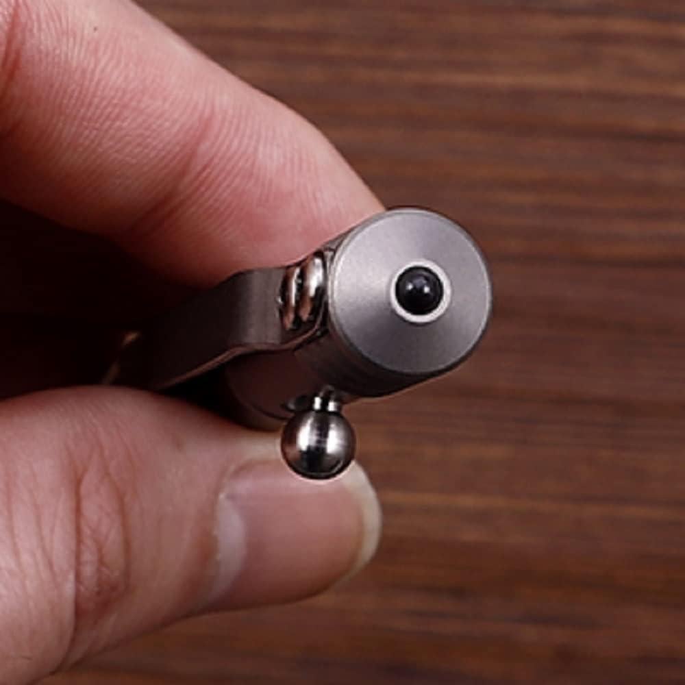 Bolígrafo Táctico TACRAY de Titanio y Carbono EDC Gris