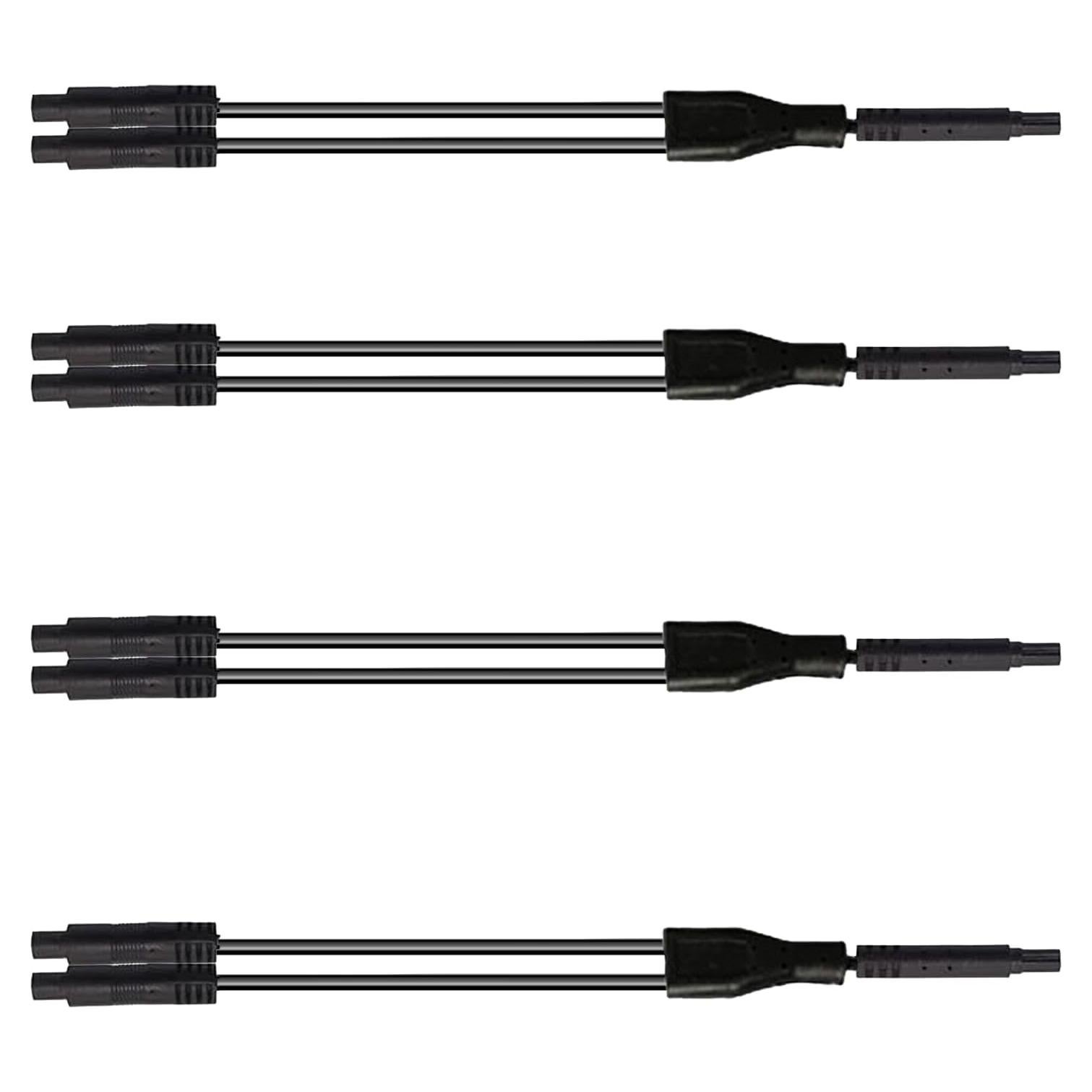 Divisores de Cables de Extensión 4PCS Leiboow 1-2 Vías