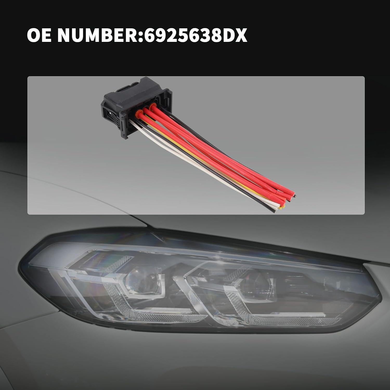 Kit de Reparación de Cable de Faro MUNIK 6925638 para BMW