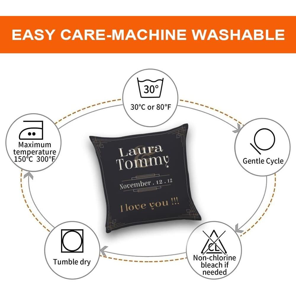 Cojín Personalizado NHI Clothing 35.56x35.56cm Poliester