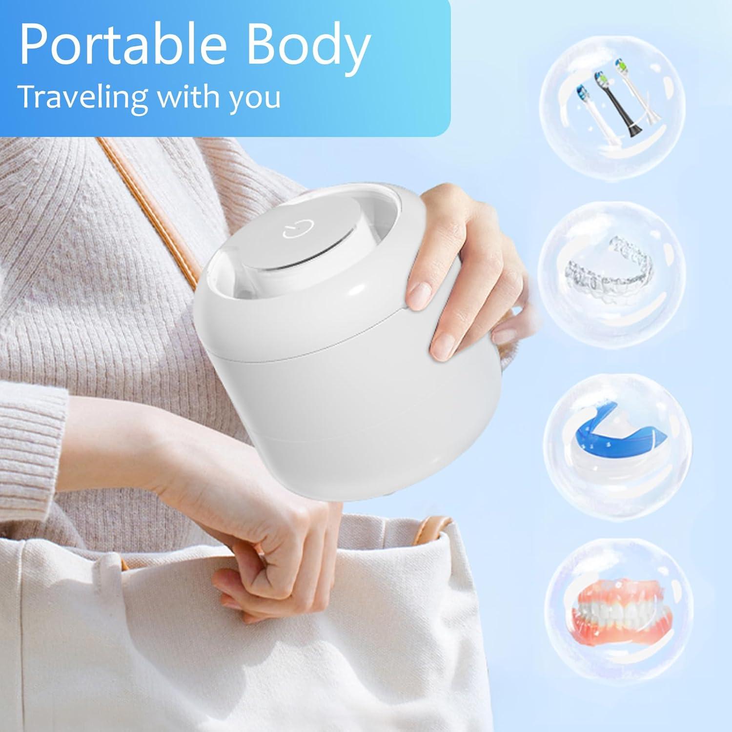 Limpiador Ultrasónico de Joyas CALEKISETY 0.53kg 16.1x13.3cm