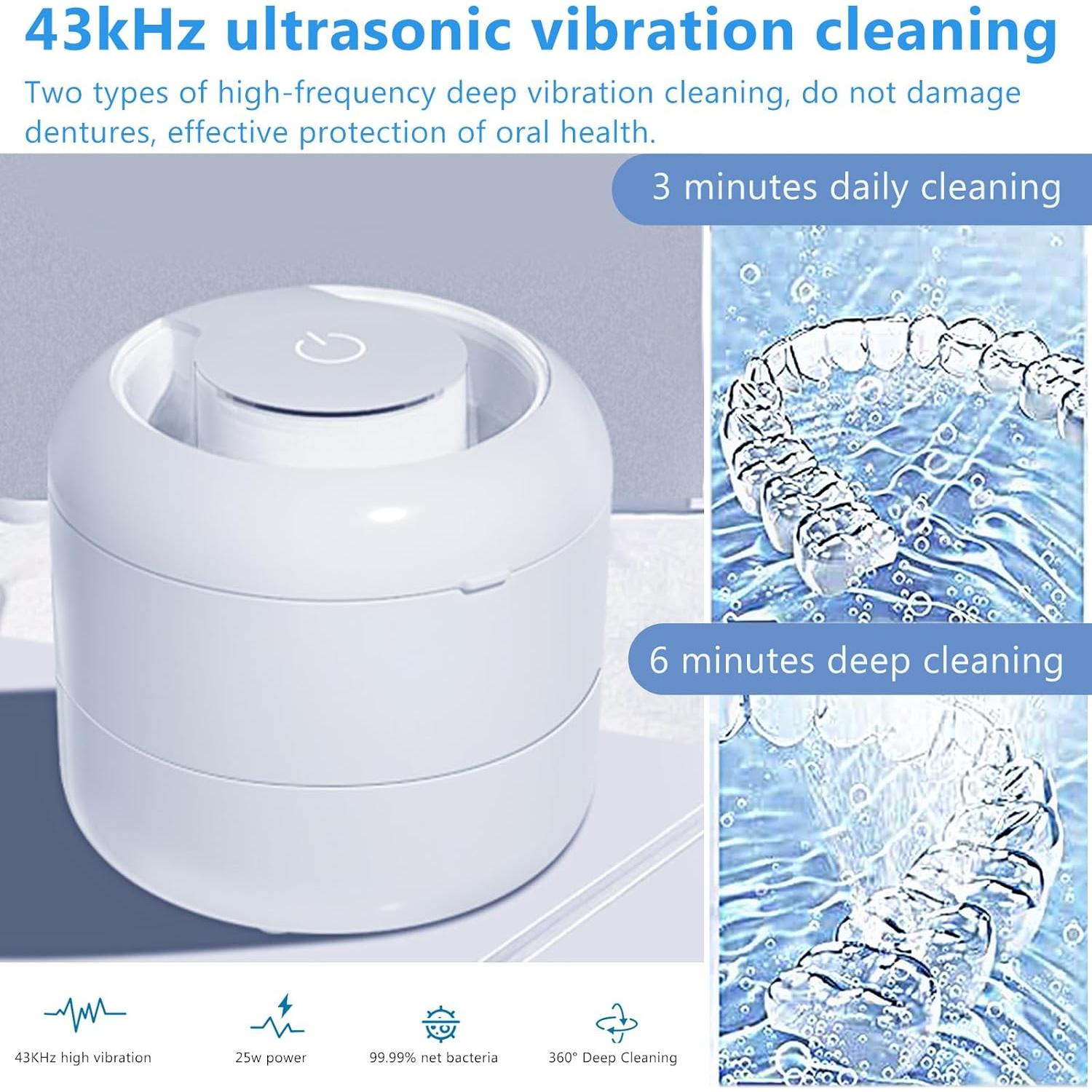 Limpiador Ultrasónico de Joyas CALEKISETY 0.53kg 16.1x13.3cm