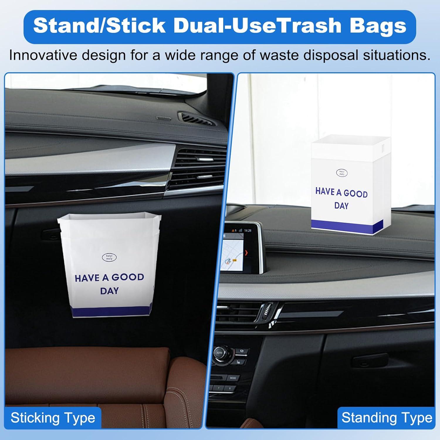 20 Bolsas de Basura Desechables Etenpo para Auto Impermeables