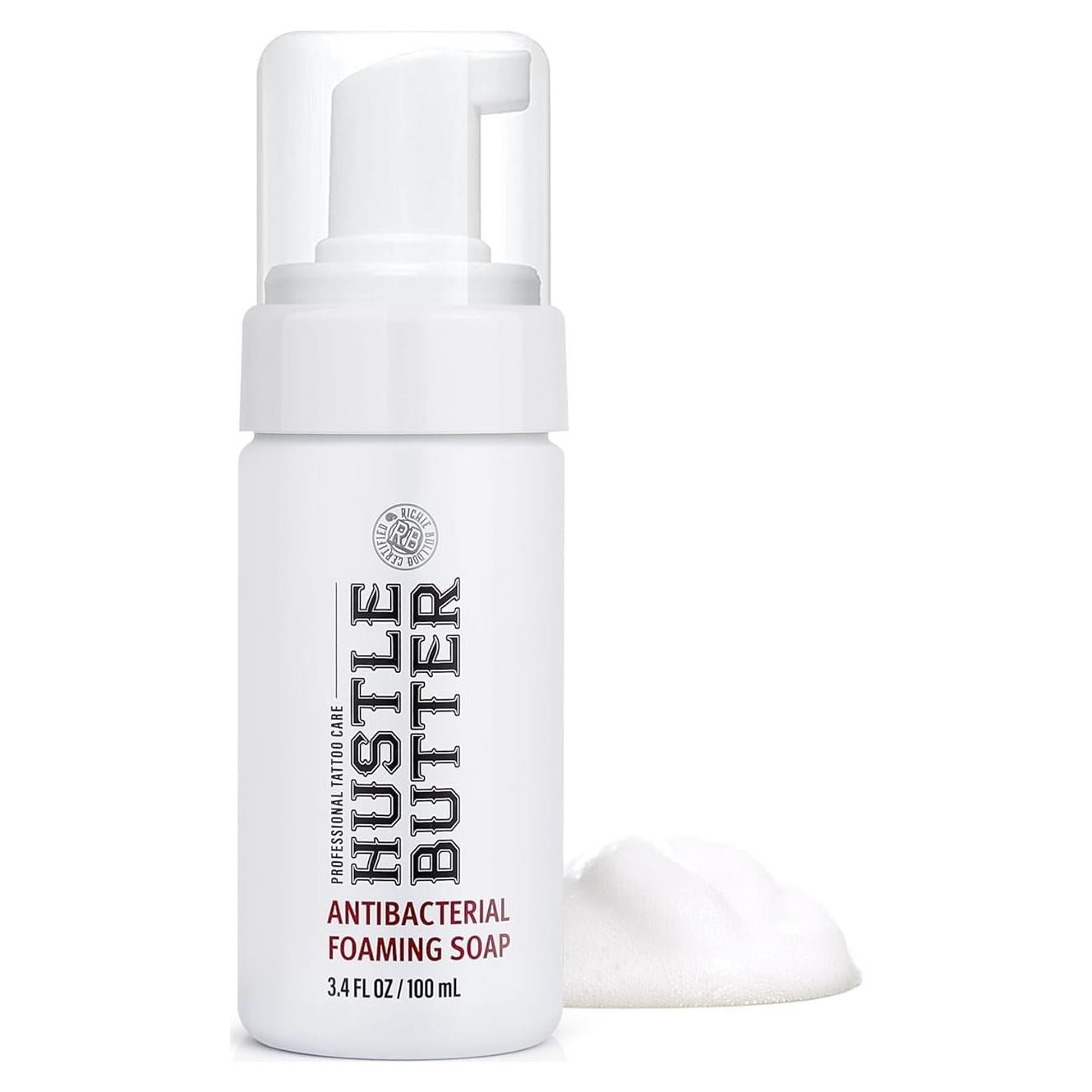 Jabón Antibacteriano Espumoso Hustle Bubbles 100 ml para Tatuajes