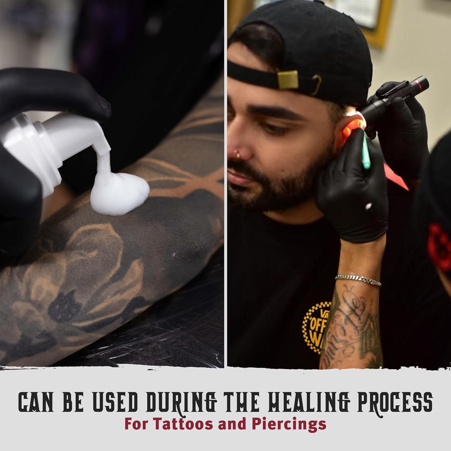 Jabón Antibacteriano Espumoso Hustle Bubbles 100 ml para Tatuajes