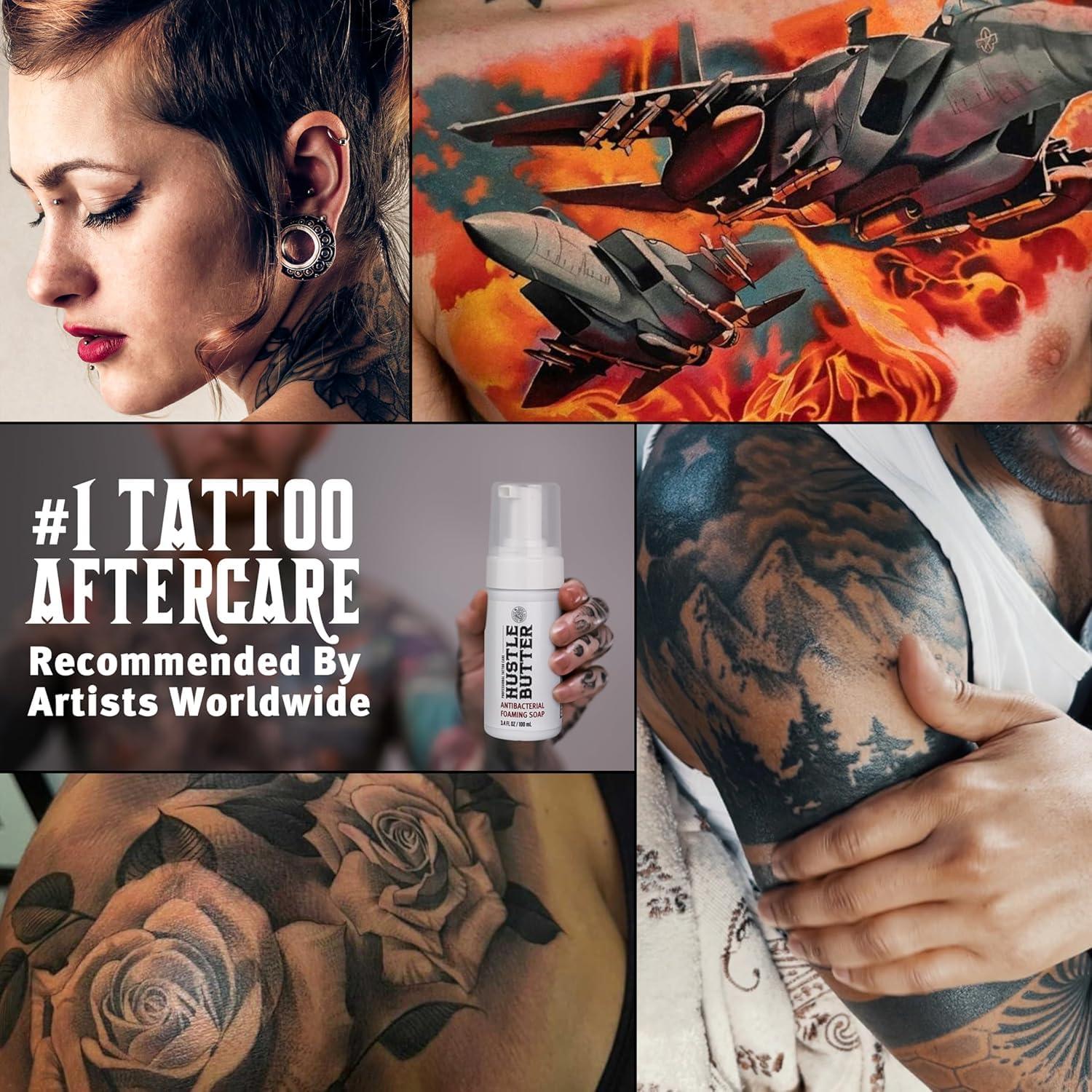 Jabón Antibacteriano Espumoso Hustle Bubbles 100 ml para Tatuajes